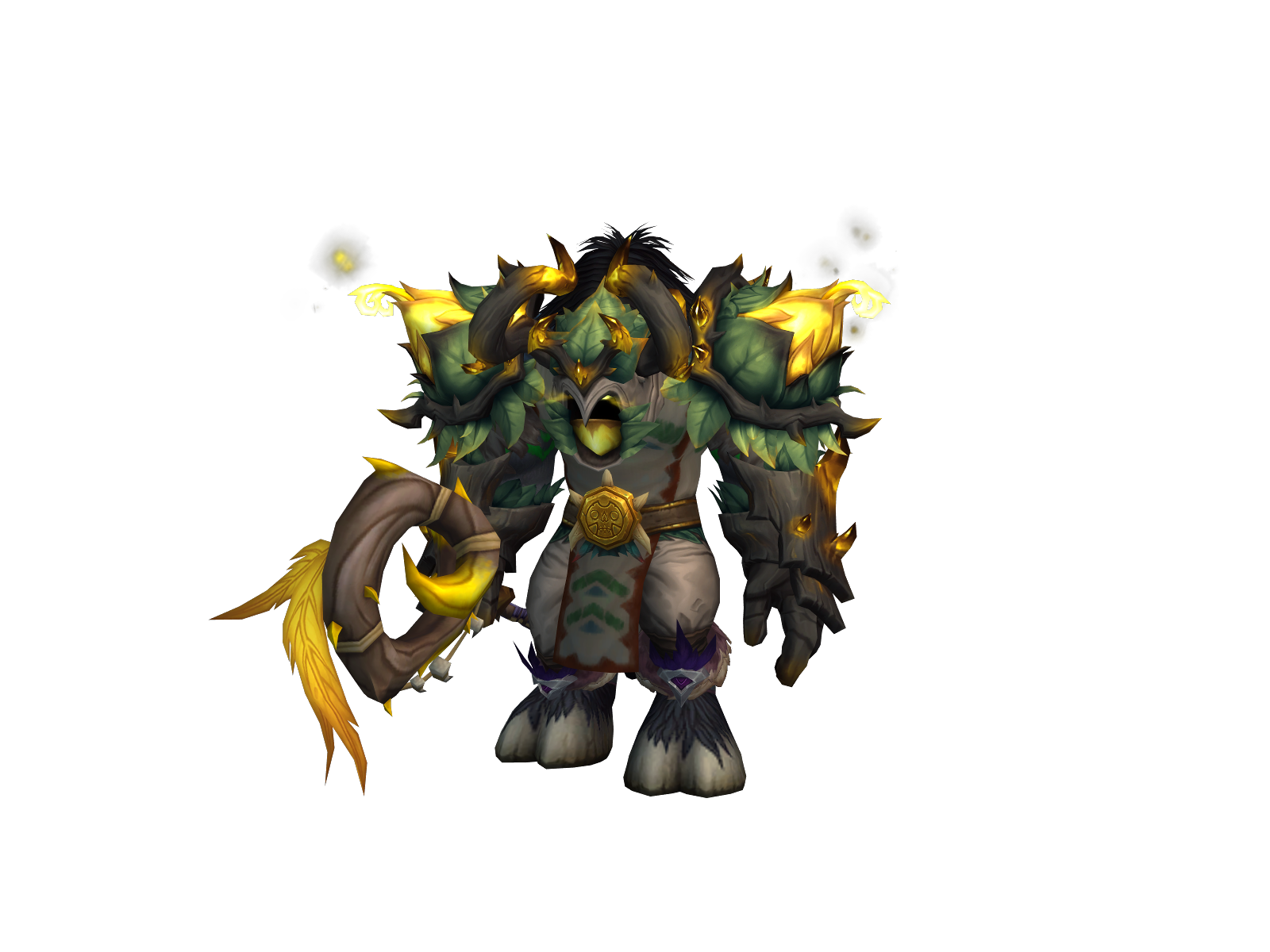 Downtard 3D character render