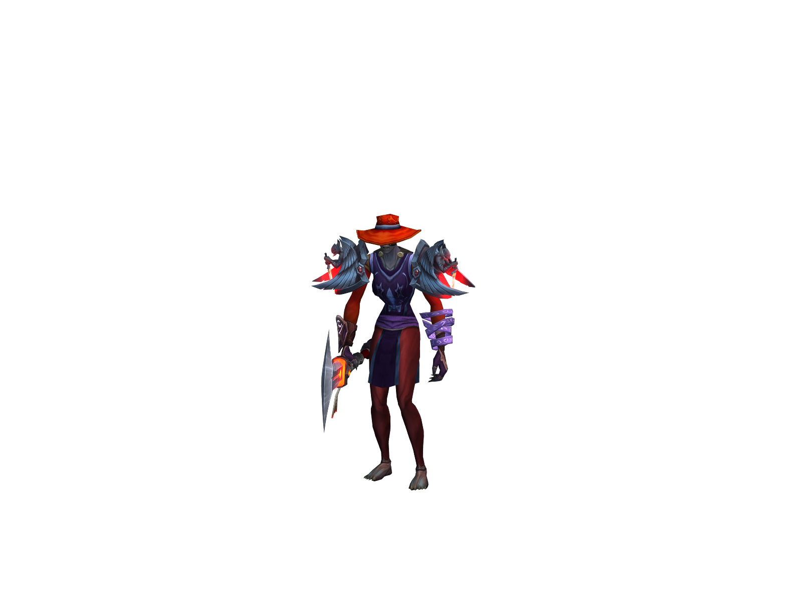 Chitóndeux 3D character render