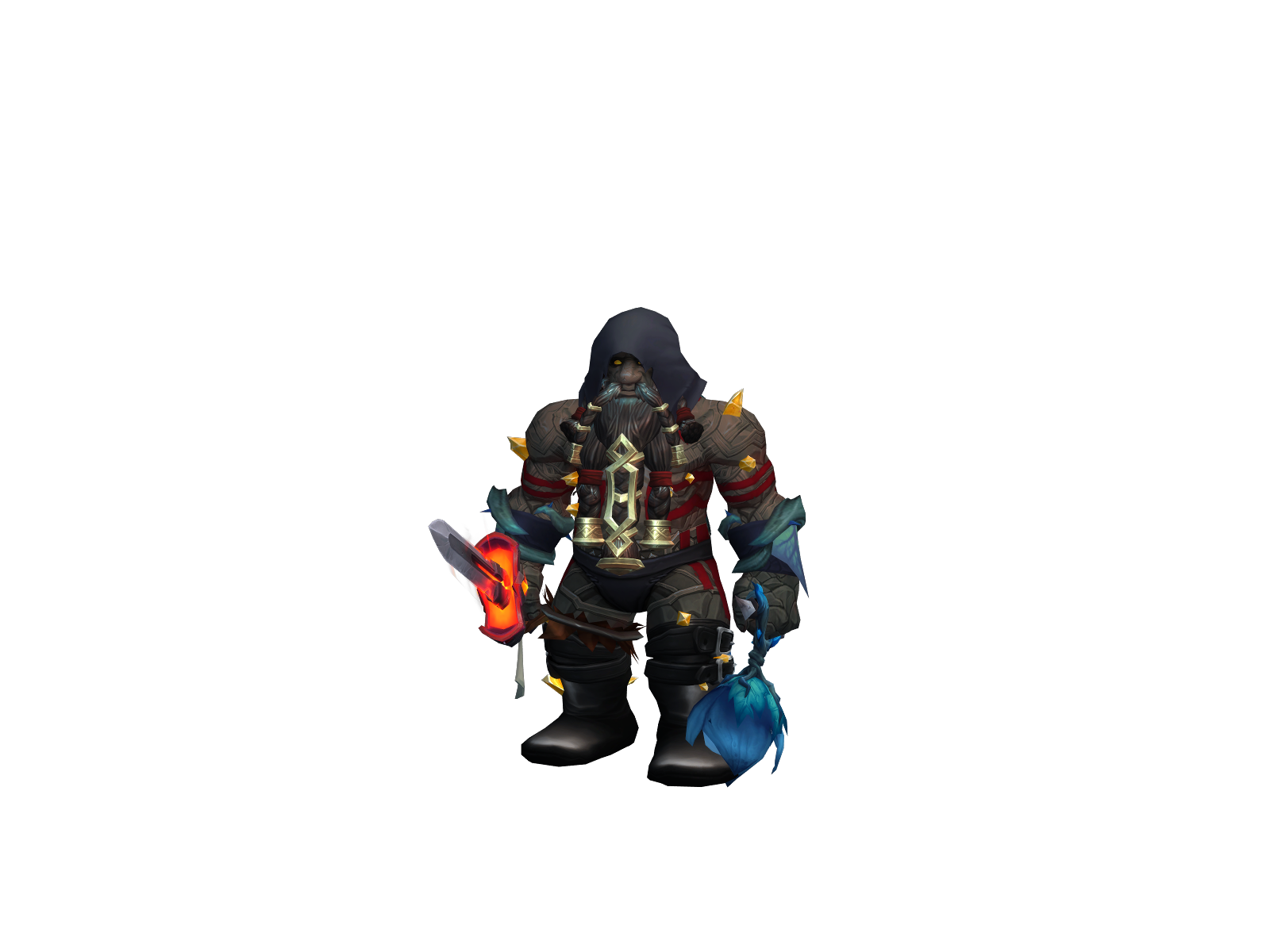 Pravus 3D character render