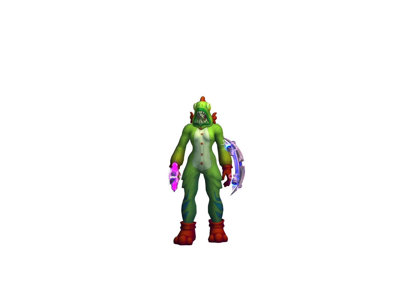 Shamyawp 3D character render