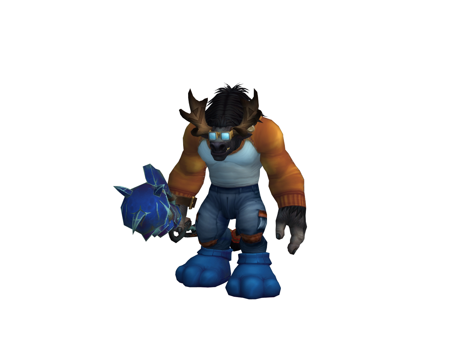 Ique 3D character render