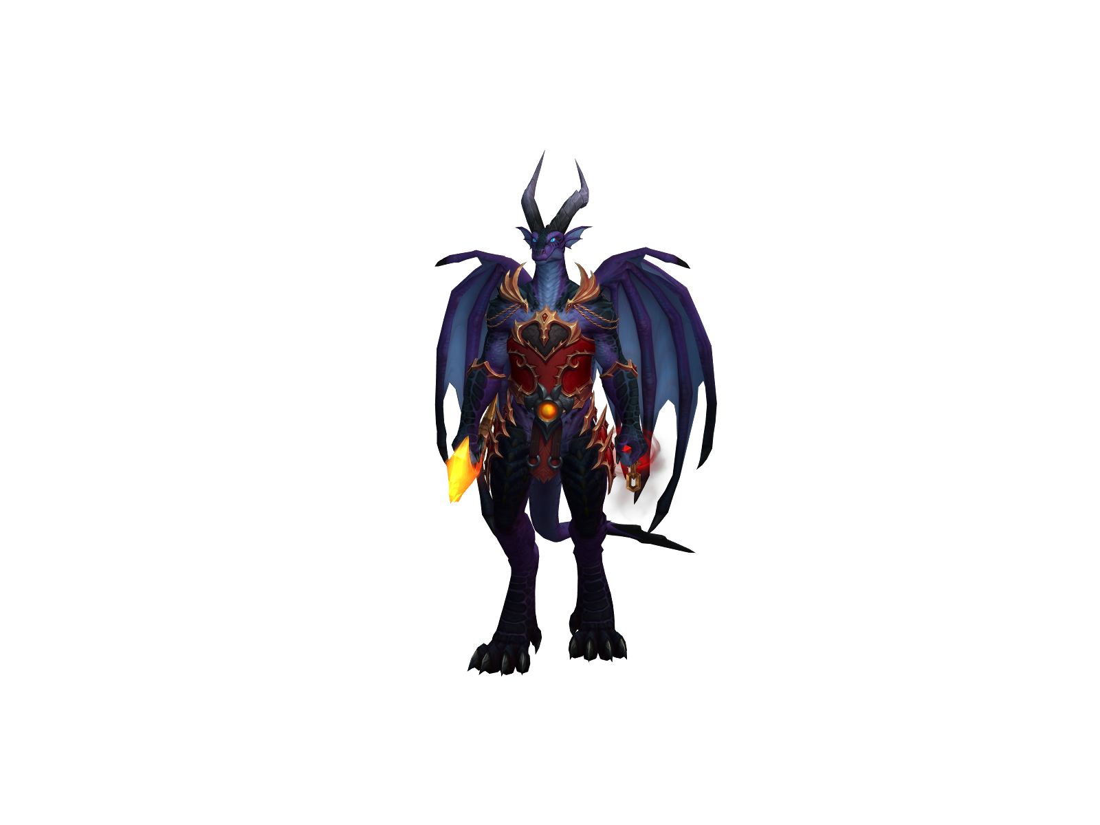 Syvern 3D character render