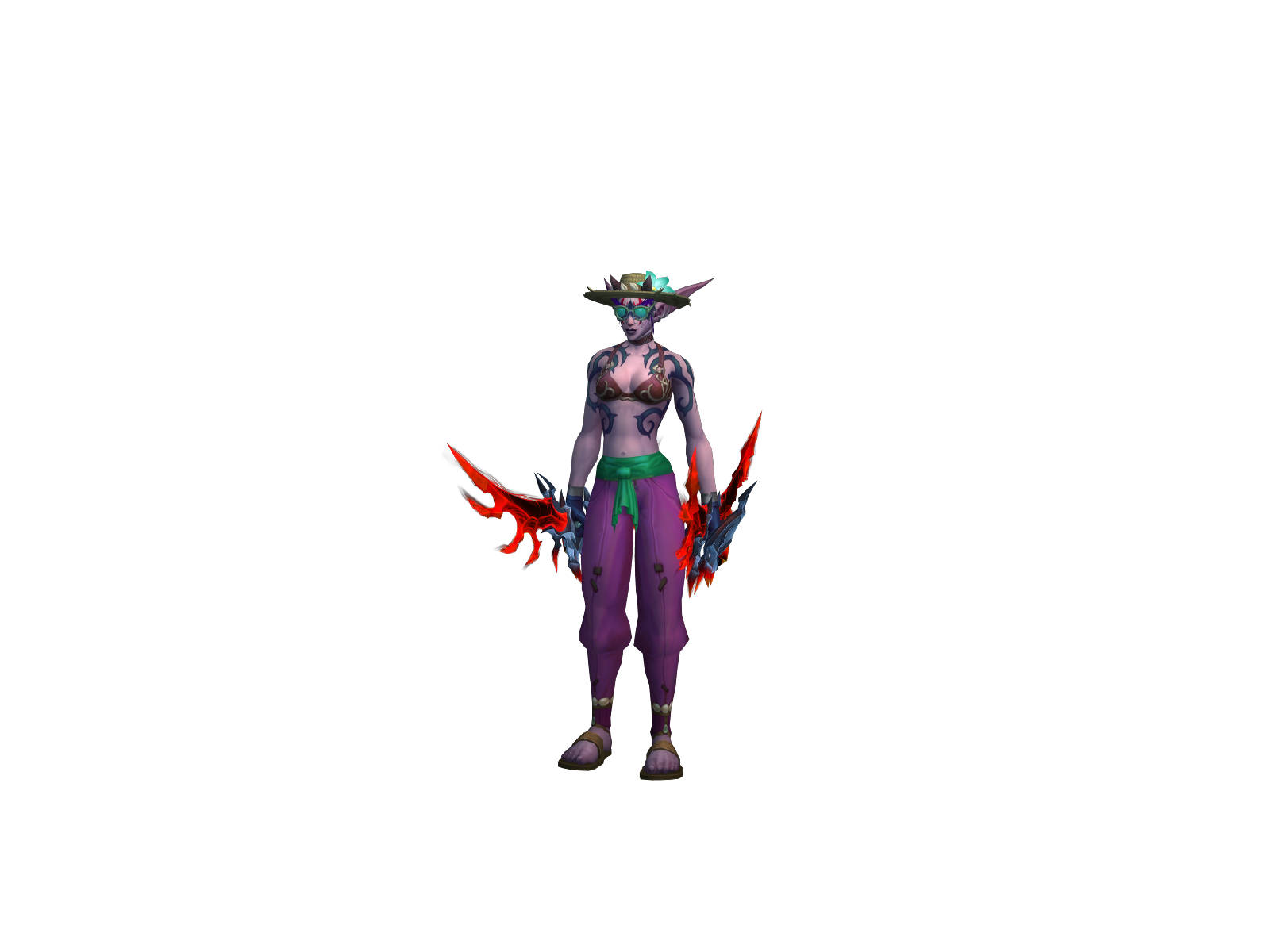 Tzydh 3D character render