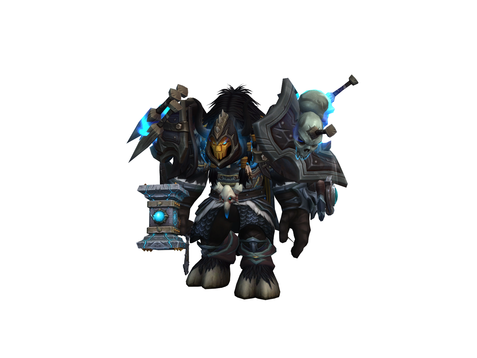 Anbushaman 3D character render