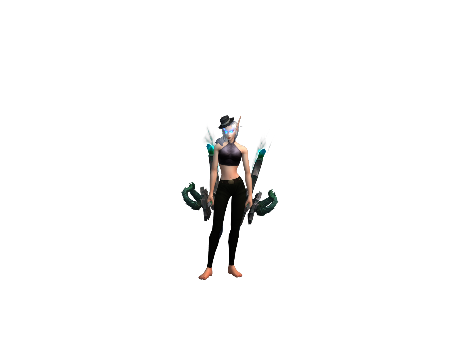 Affright 3D character render