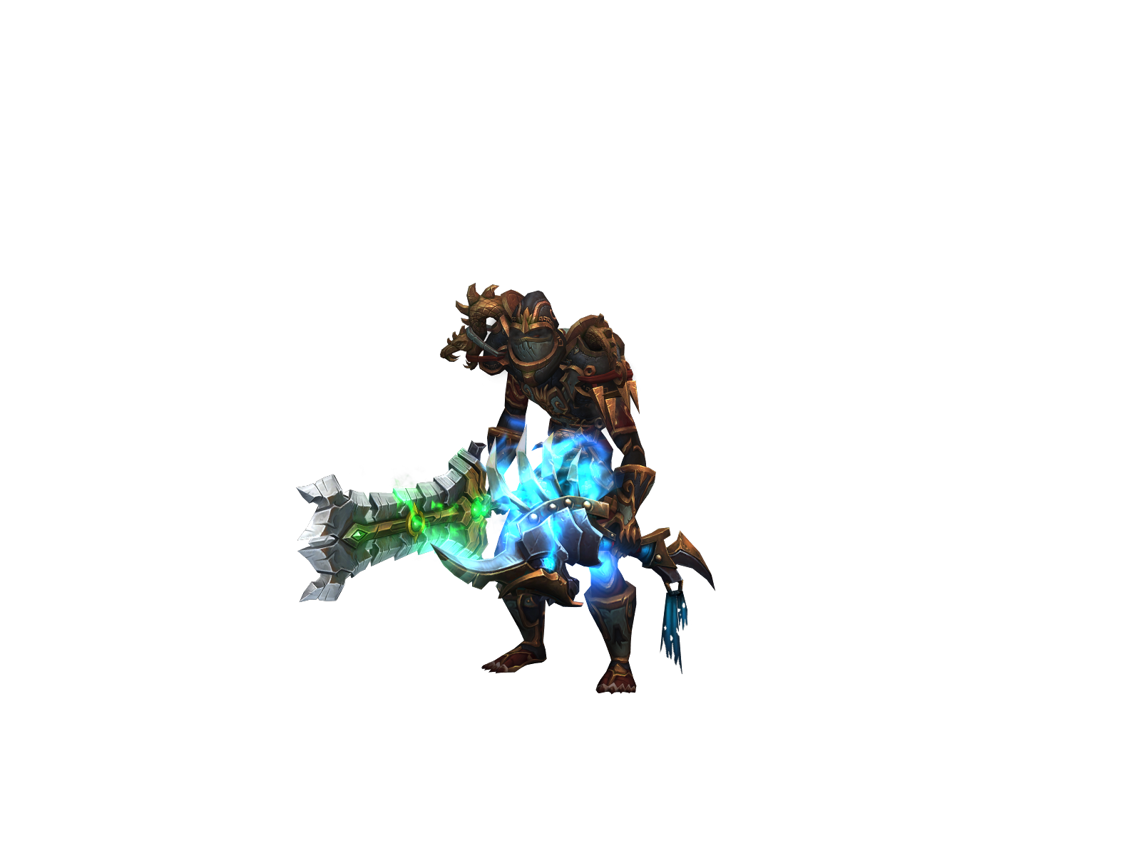 Bloodhoarder 3D character render