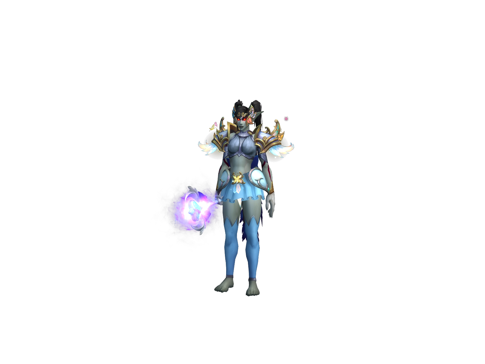 Foodpleaze 3D character render