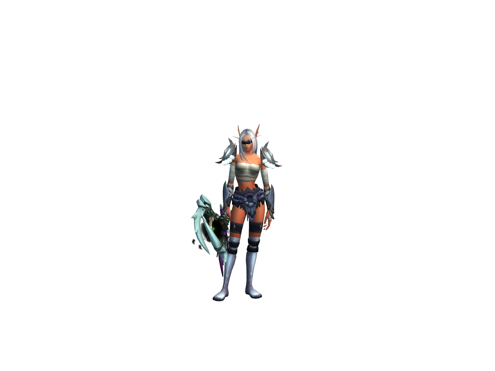 Lelly 3D character render