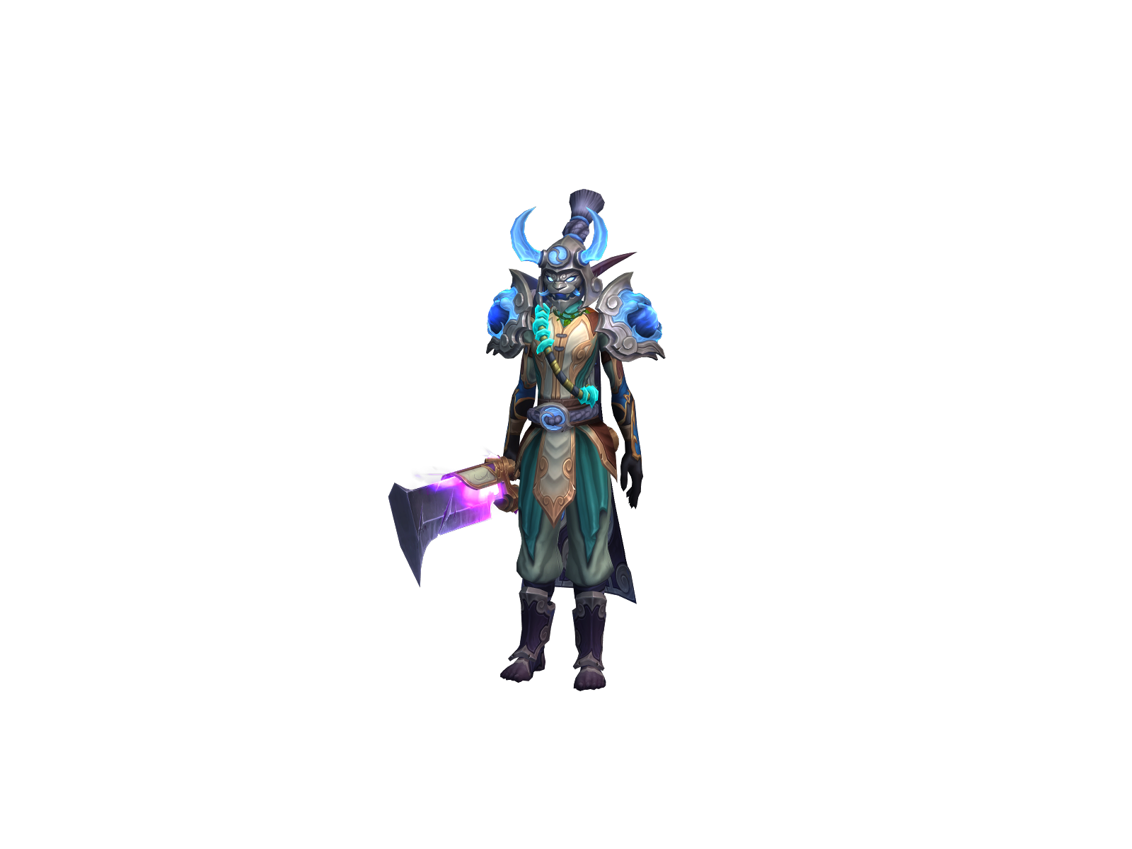 Aielyññ 3D character render