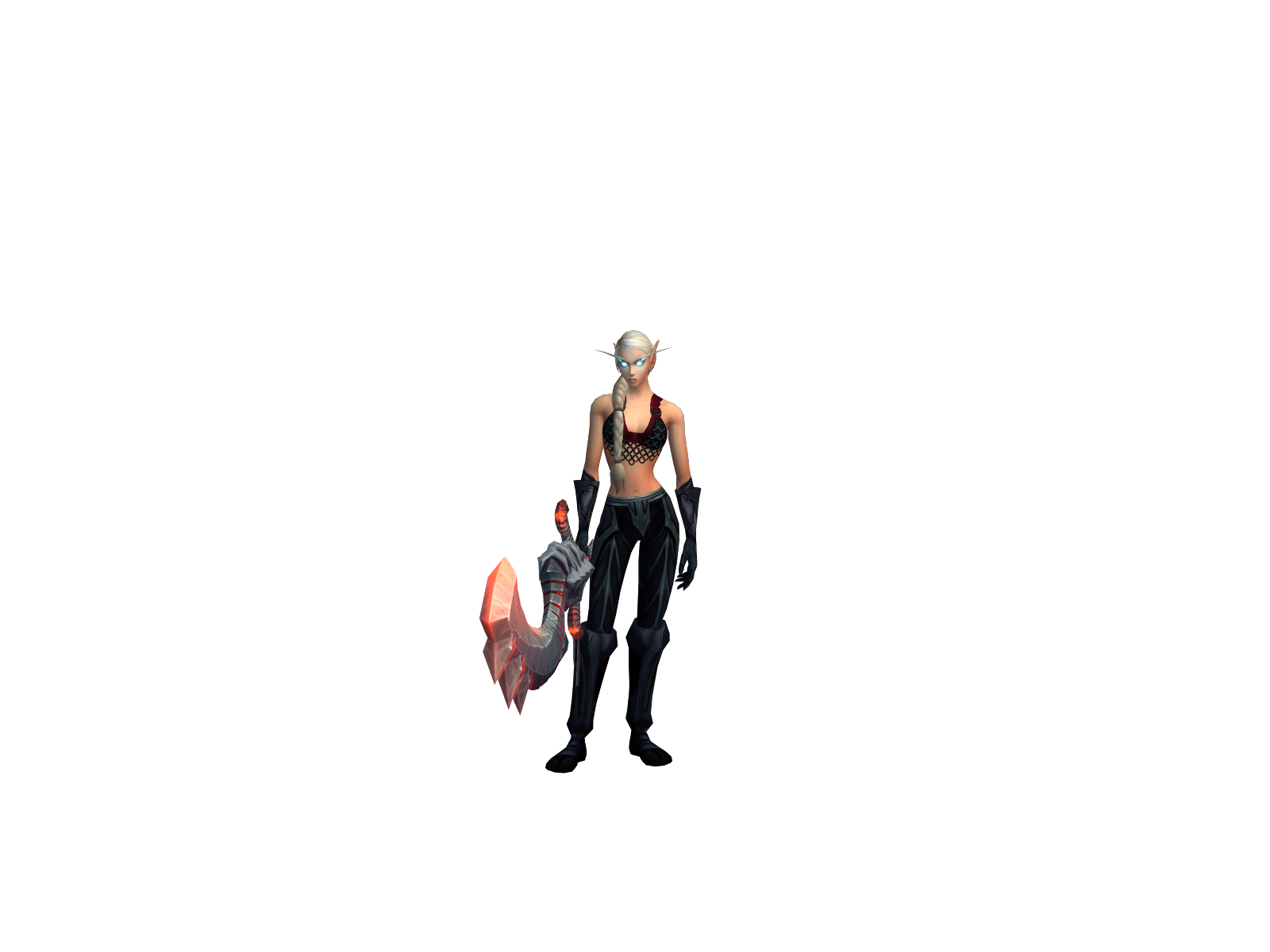 Qryxia 3D character render