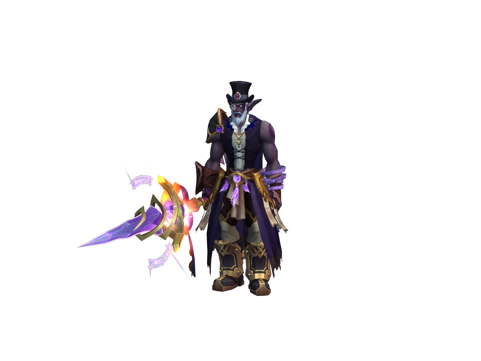 Gloomdalf 3D character render