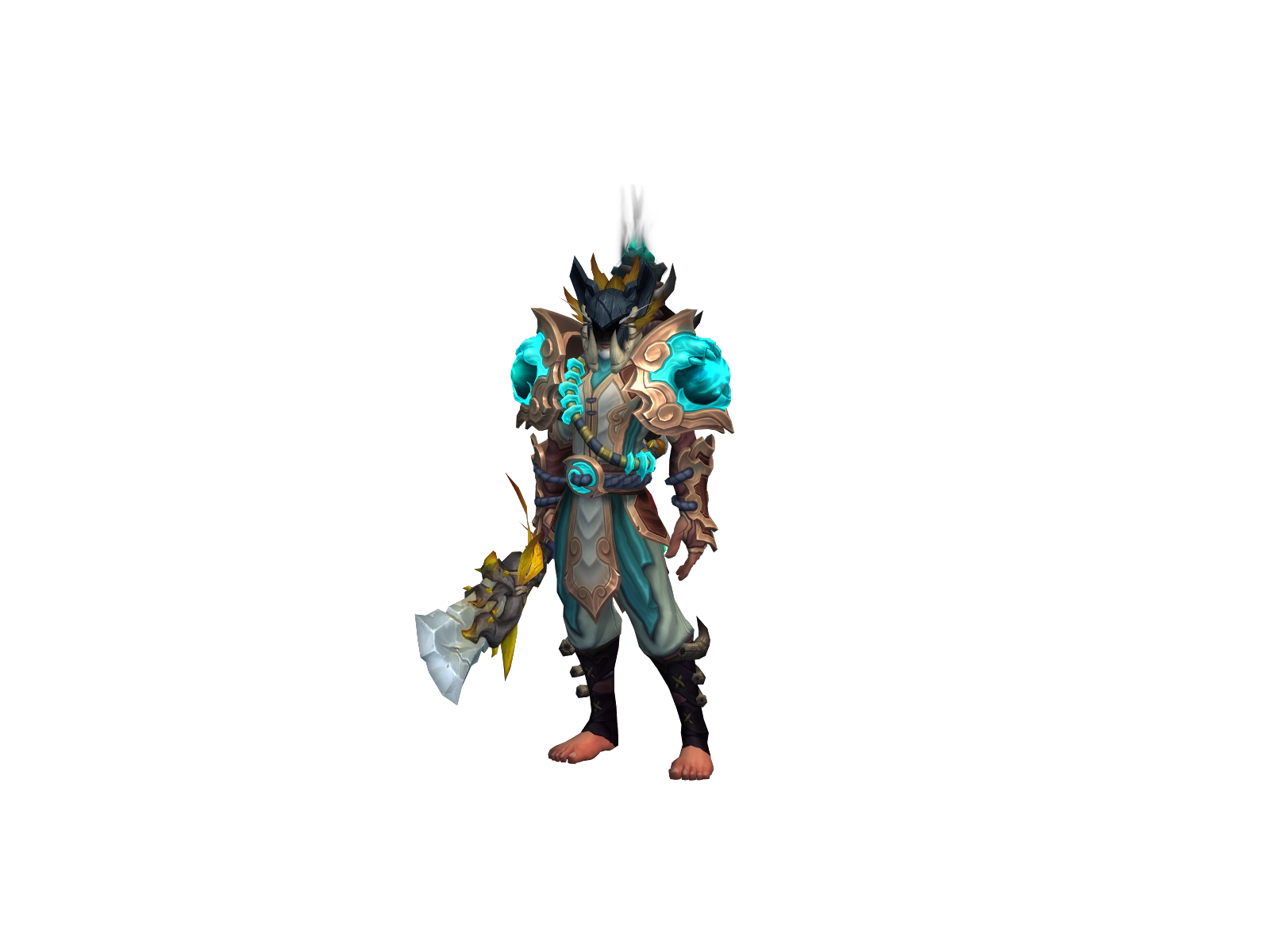Sheafist 3D character render