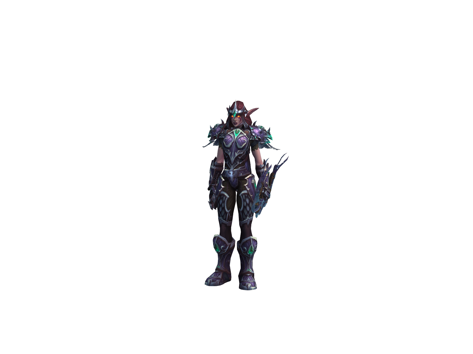 Huntrixena 3D character render