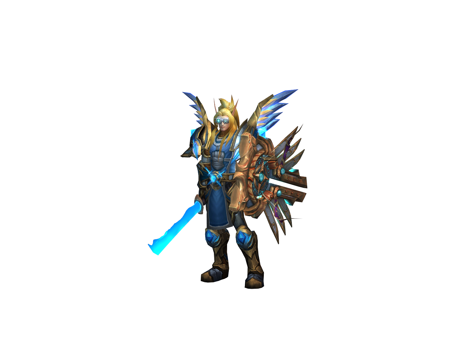 Quelthalar 3D character render