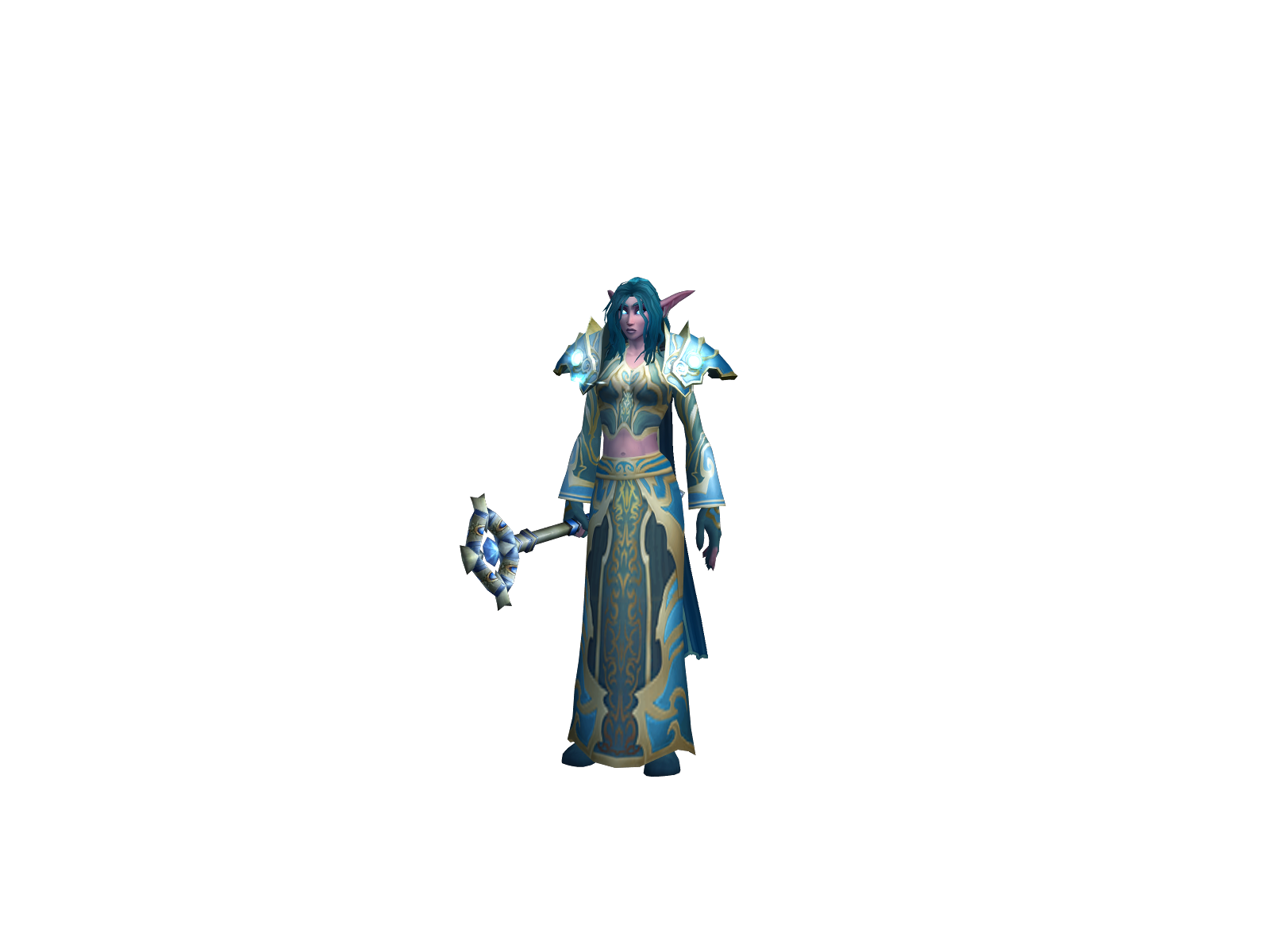 Nuditwo 3D character render