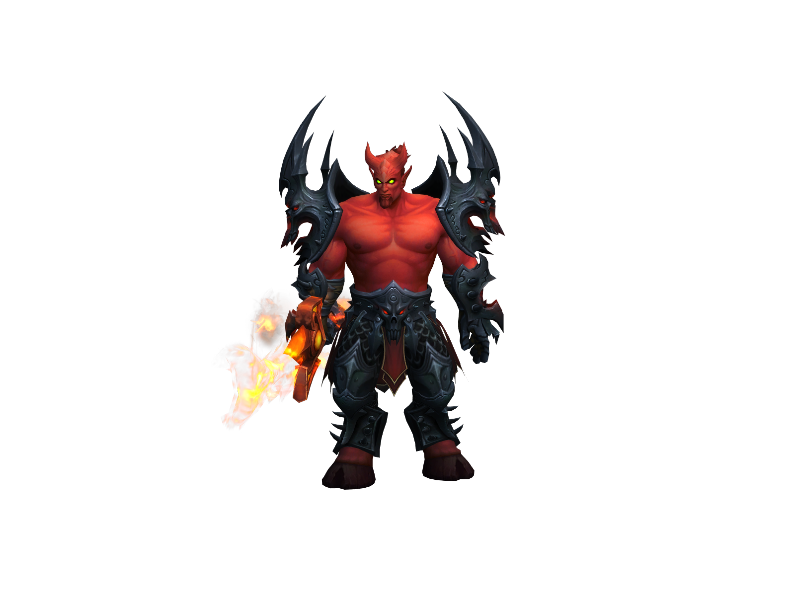 Åzzael 3D character render