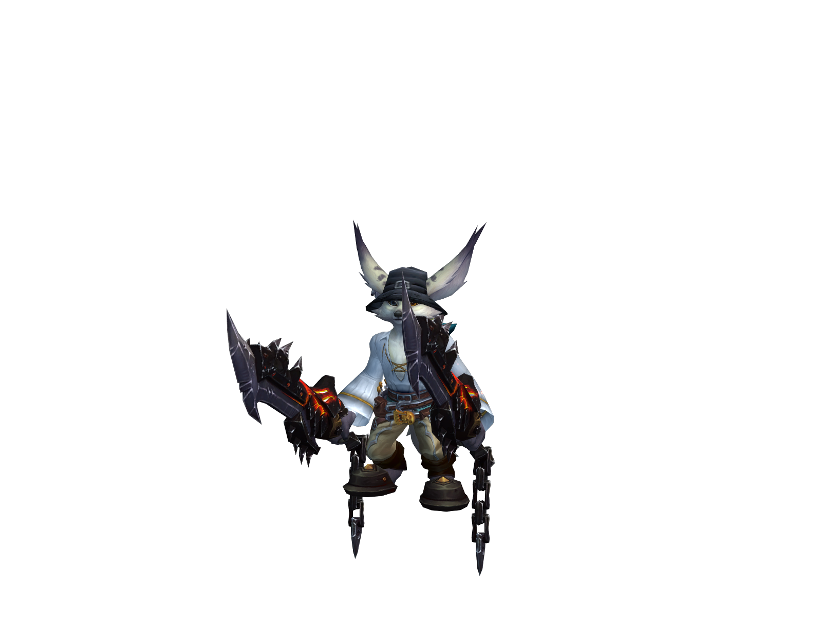 Fisticfox 3D character render