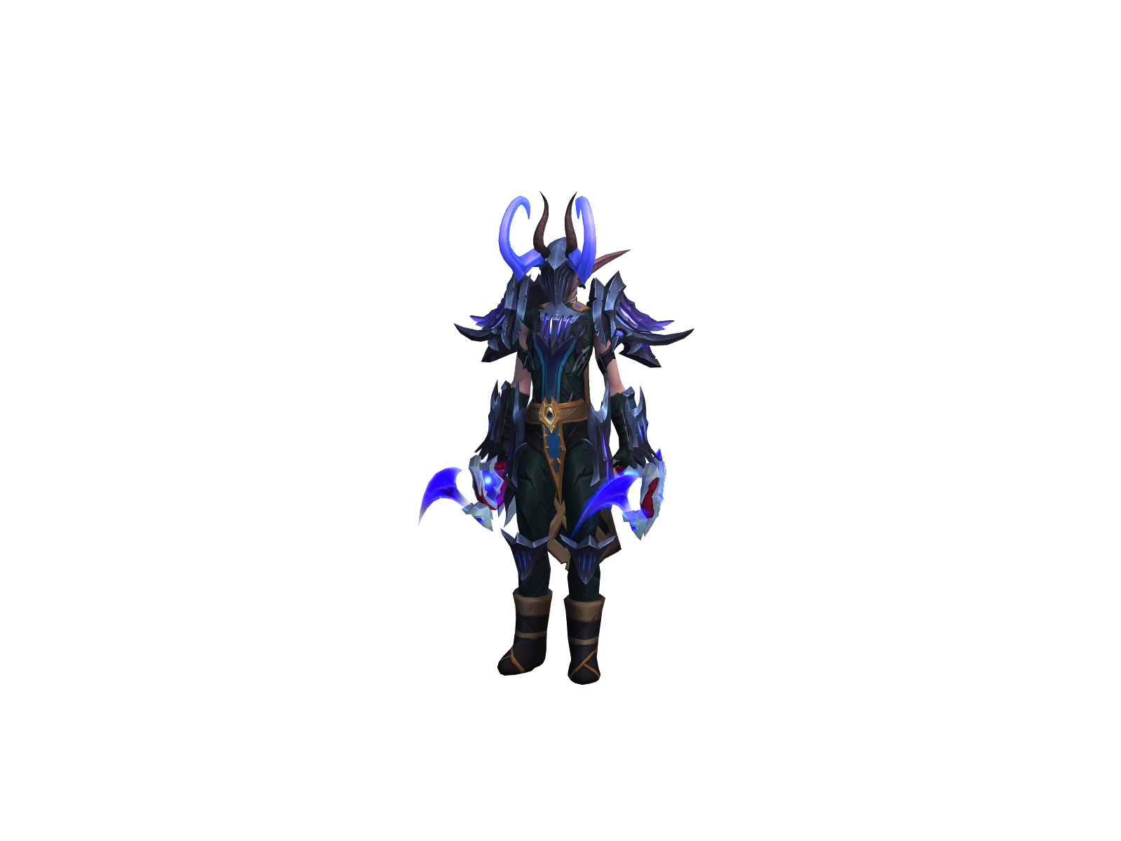 Frostfoxali 3D character render