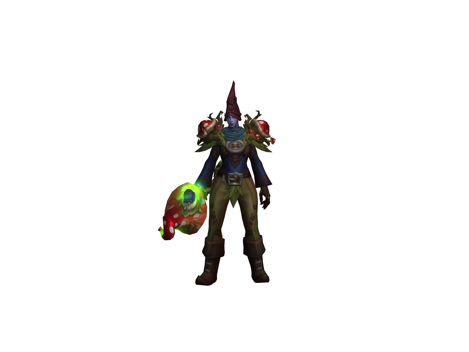 Mahoa 3D character render