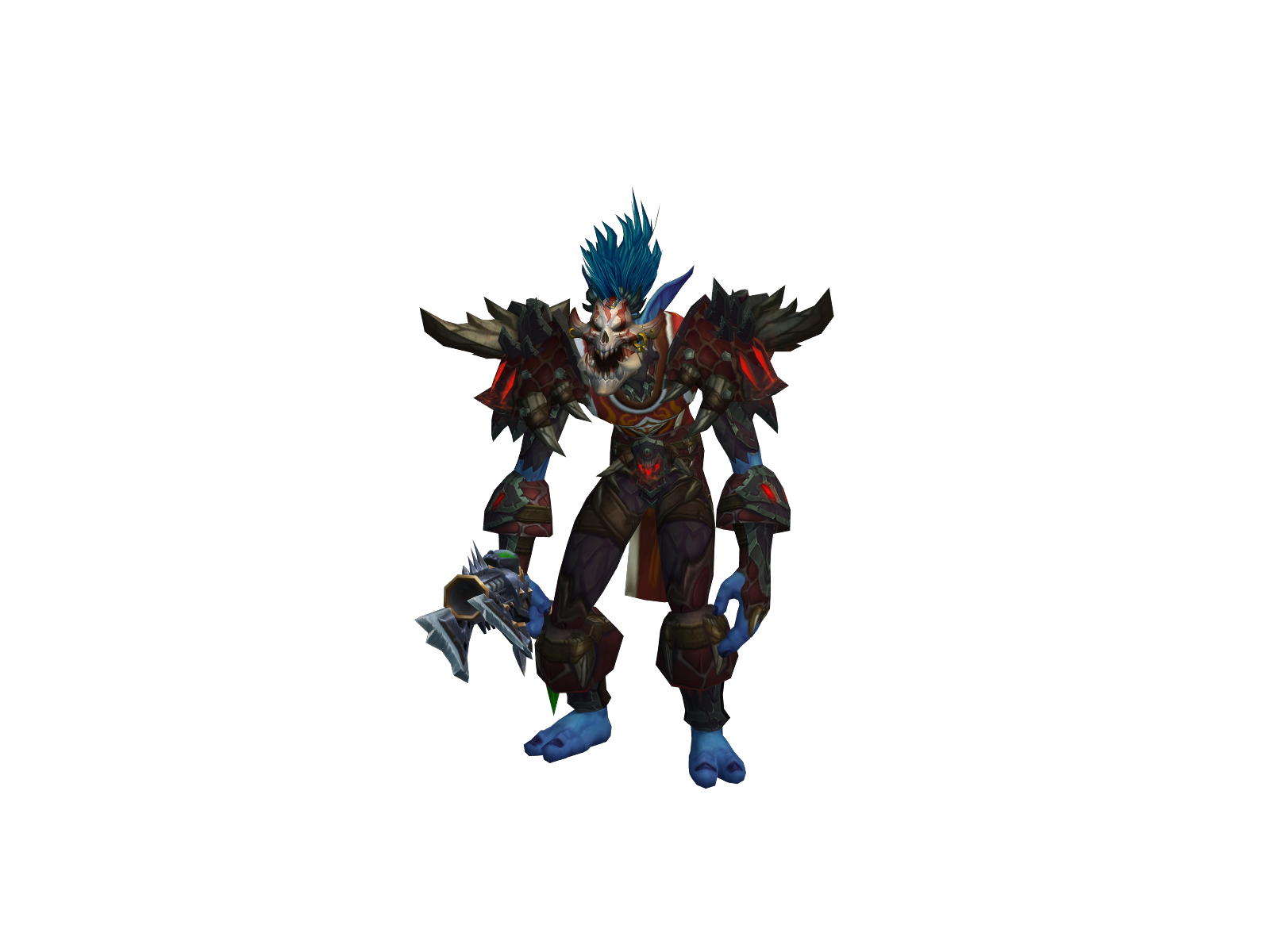 Braximon 3D character render
