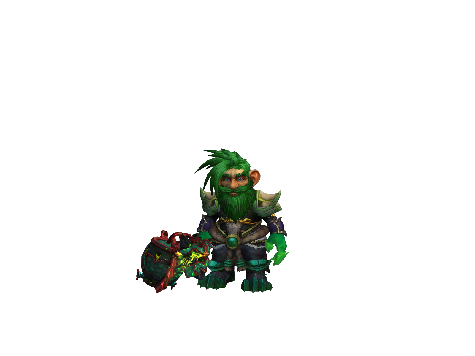 Mensahealer 3D character render