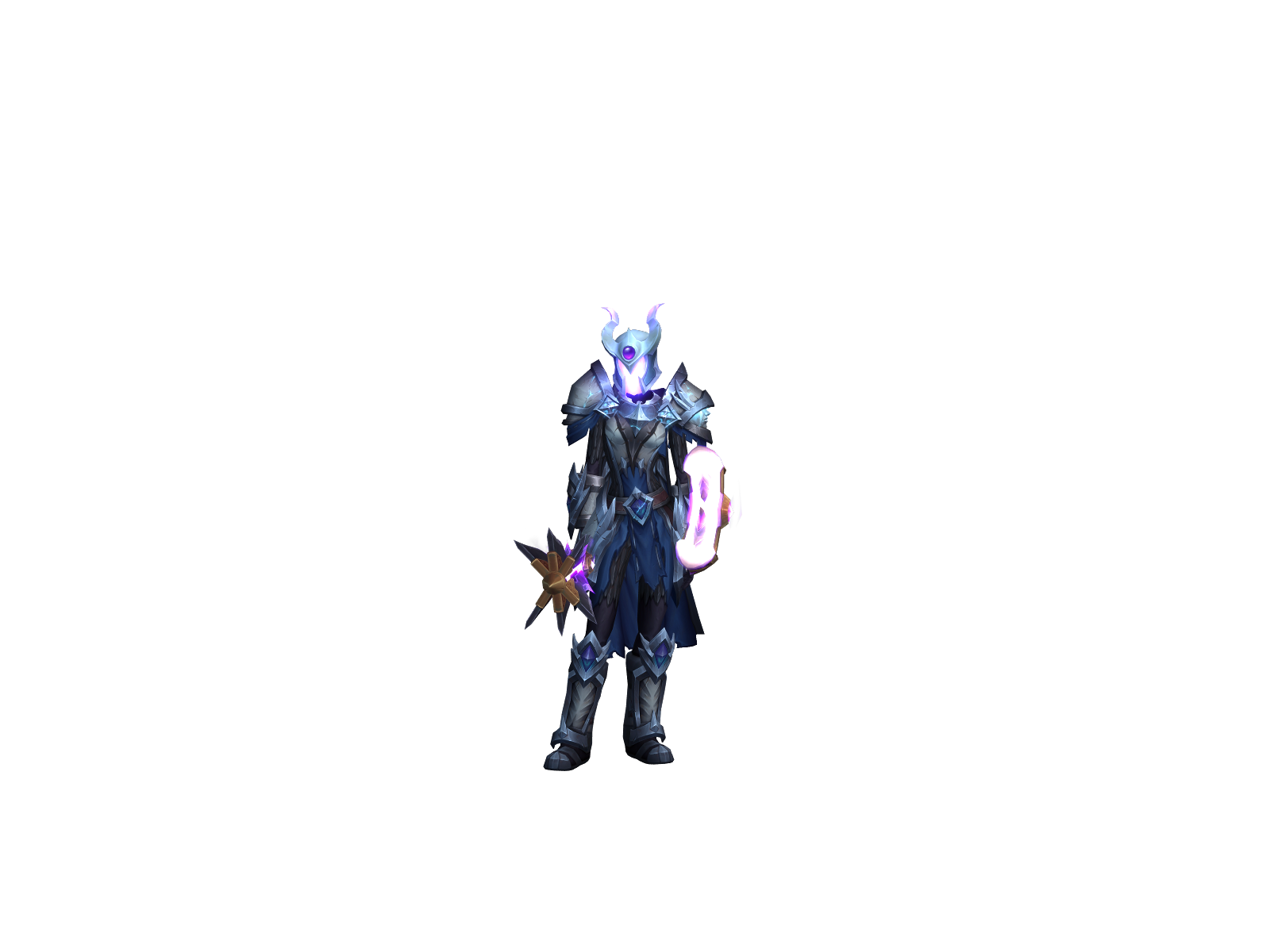 Meowpaladin 3D character render