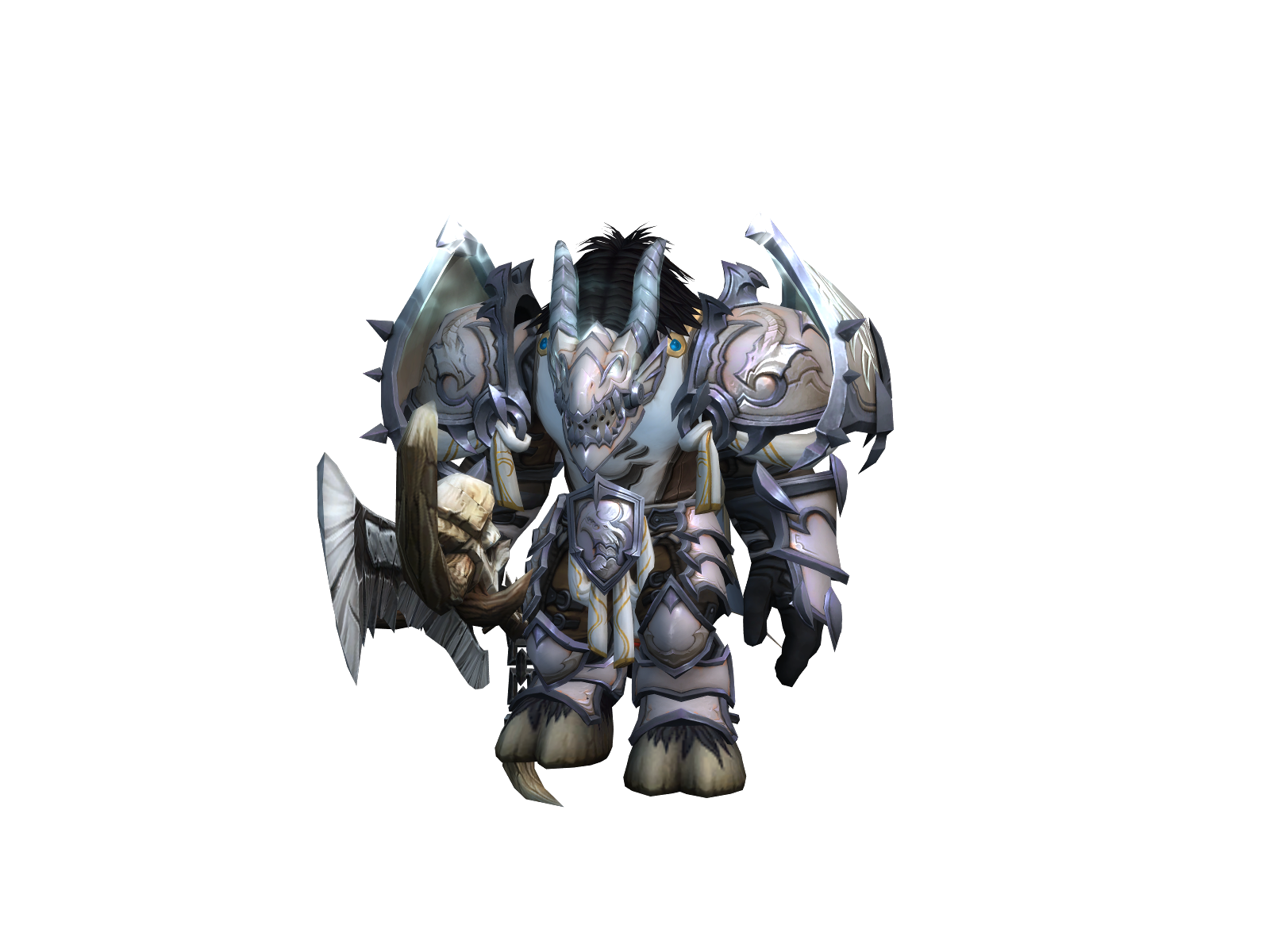 Thighsentoes 3D character render