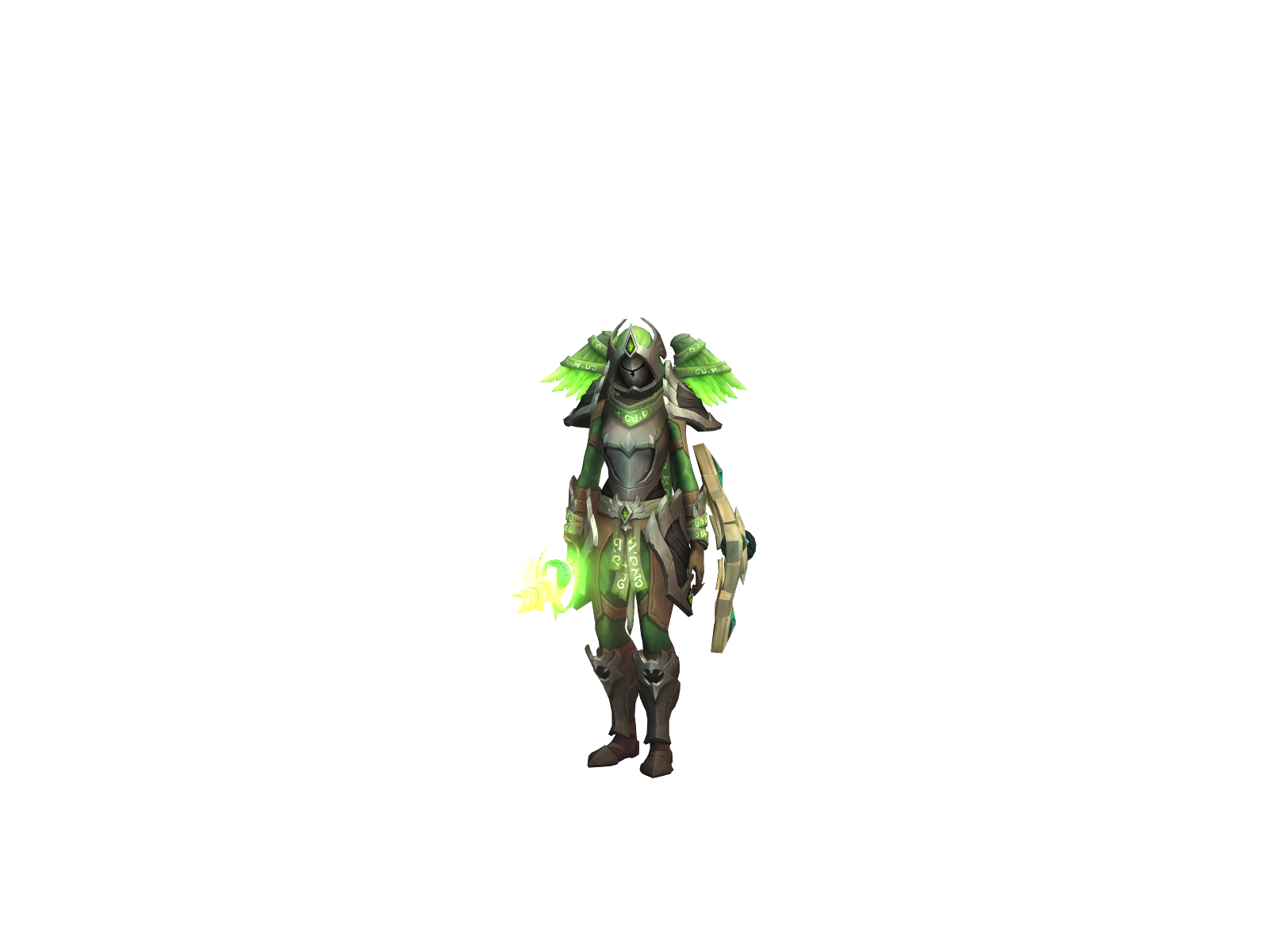 Aloura 3D character render