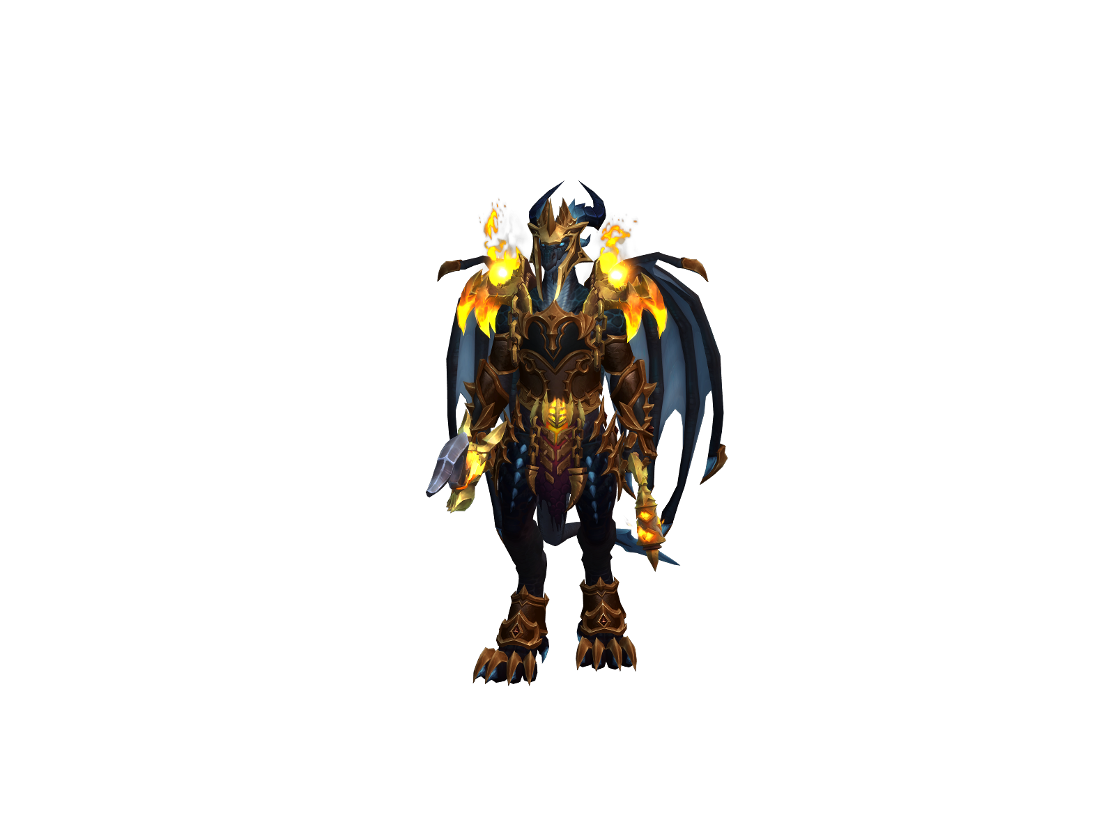 Dracfury 3D character render
