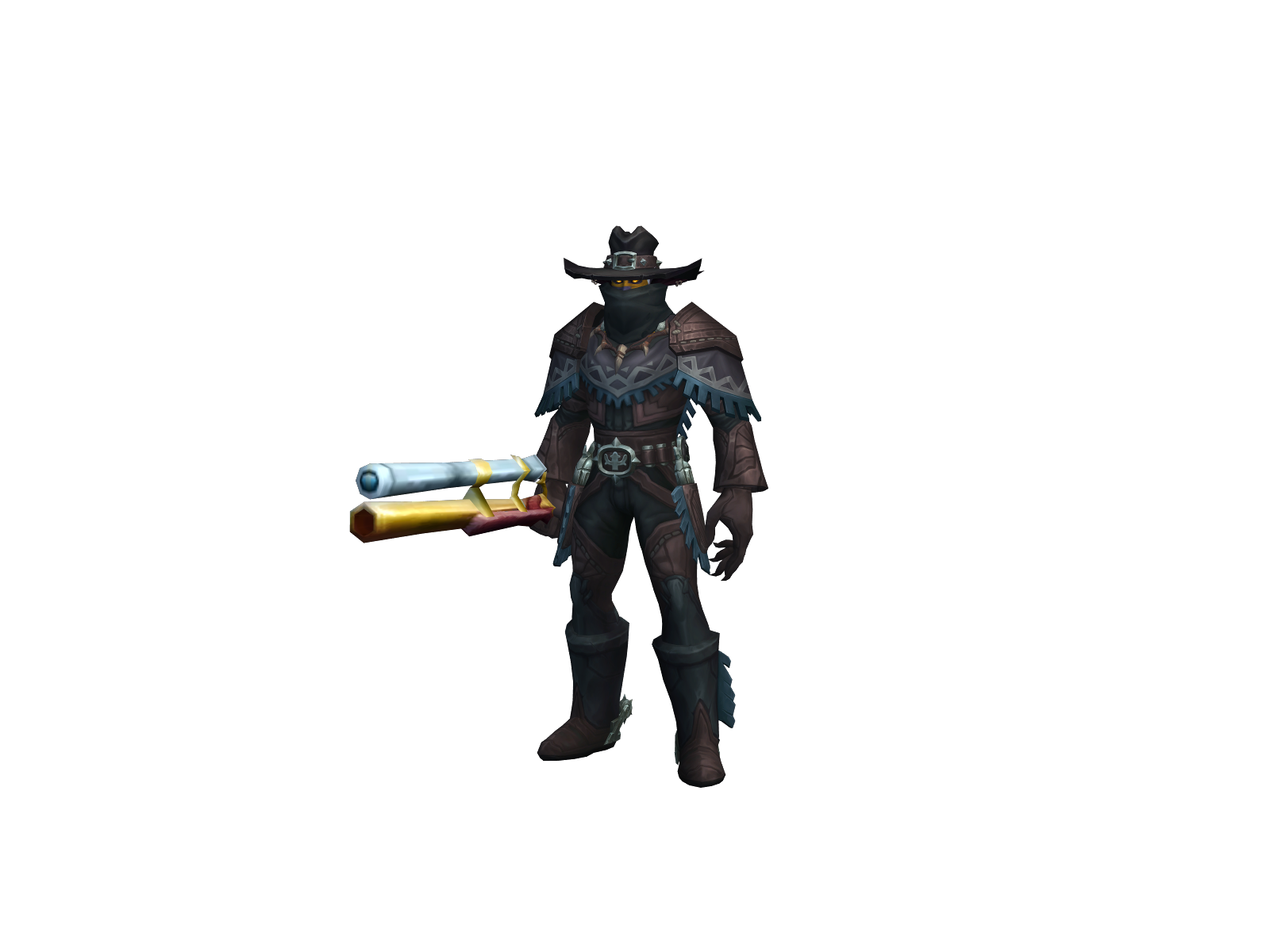 Bluebui 3D character render