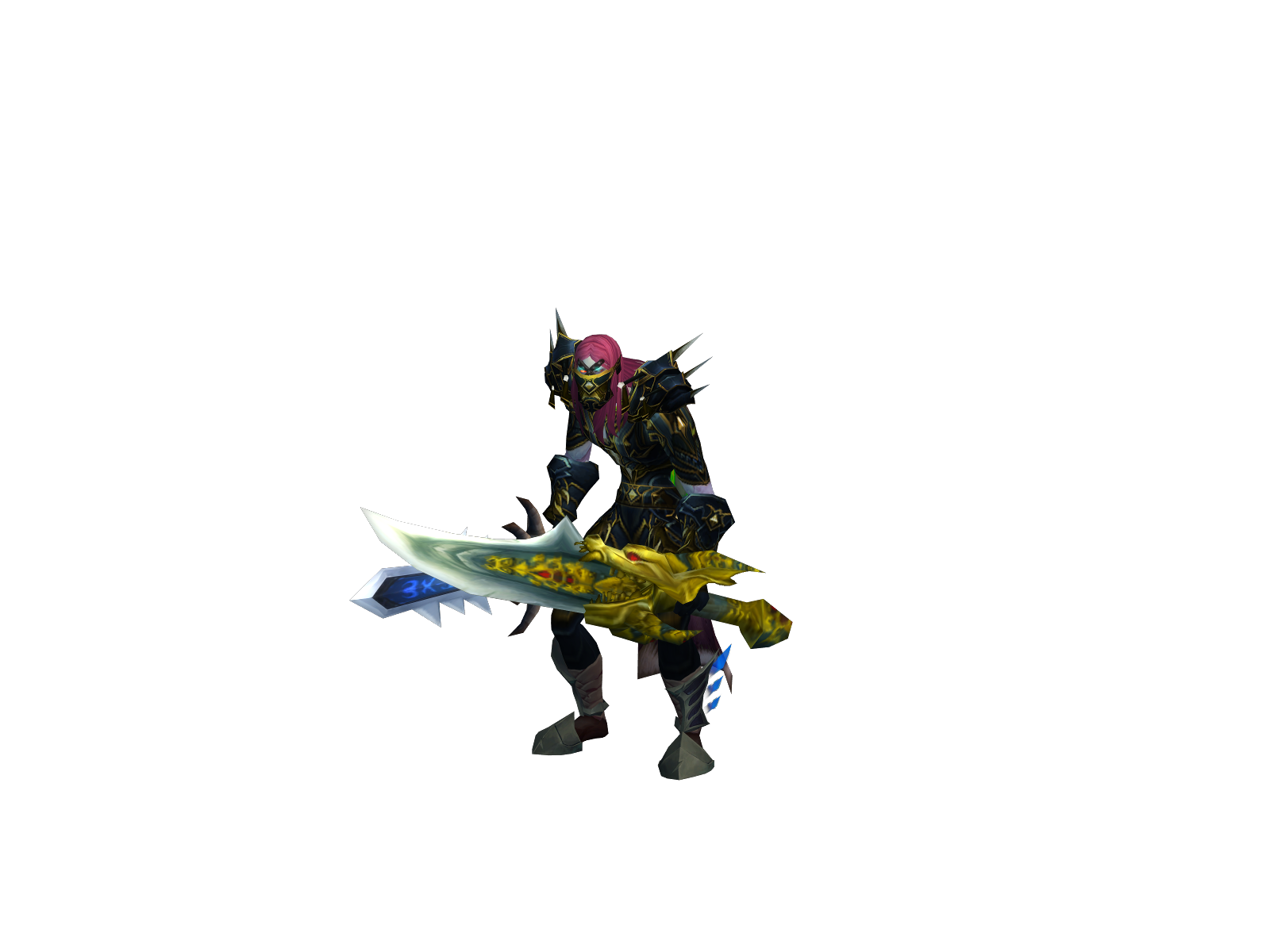 Imastep 3D character render