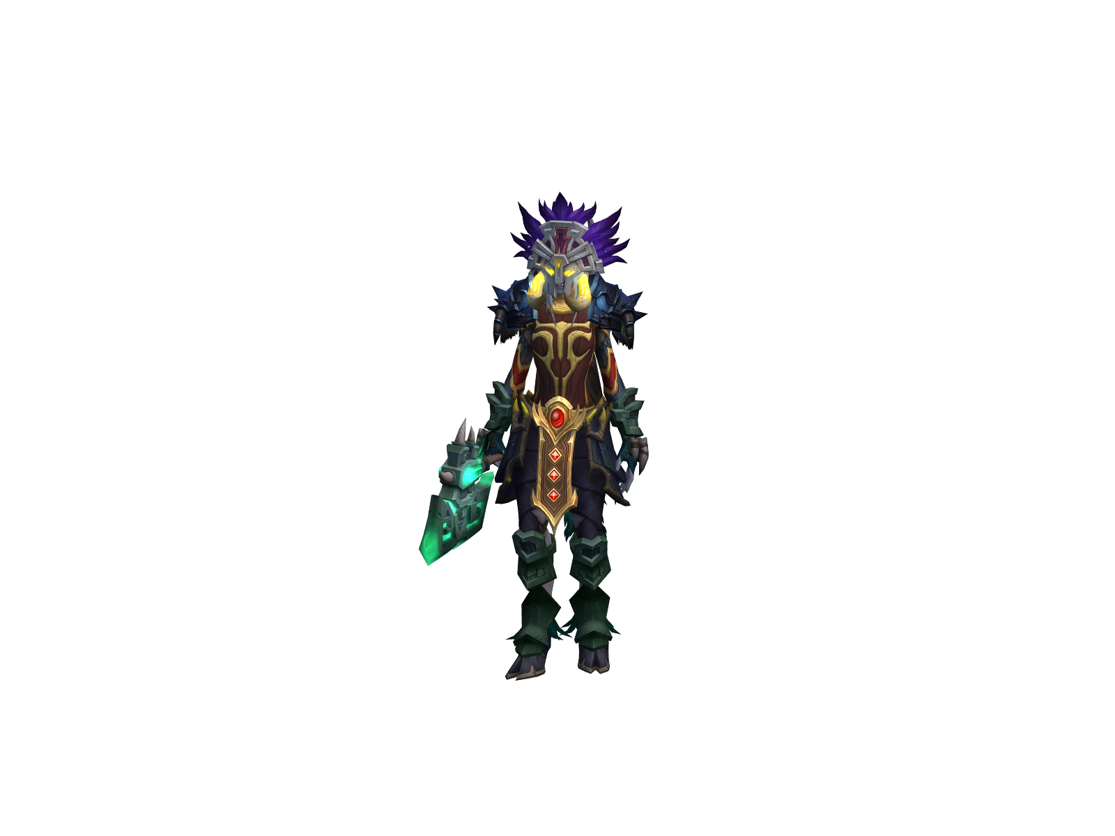 Uvorva 3D character render