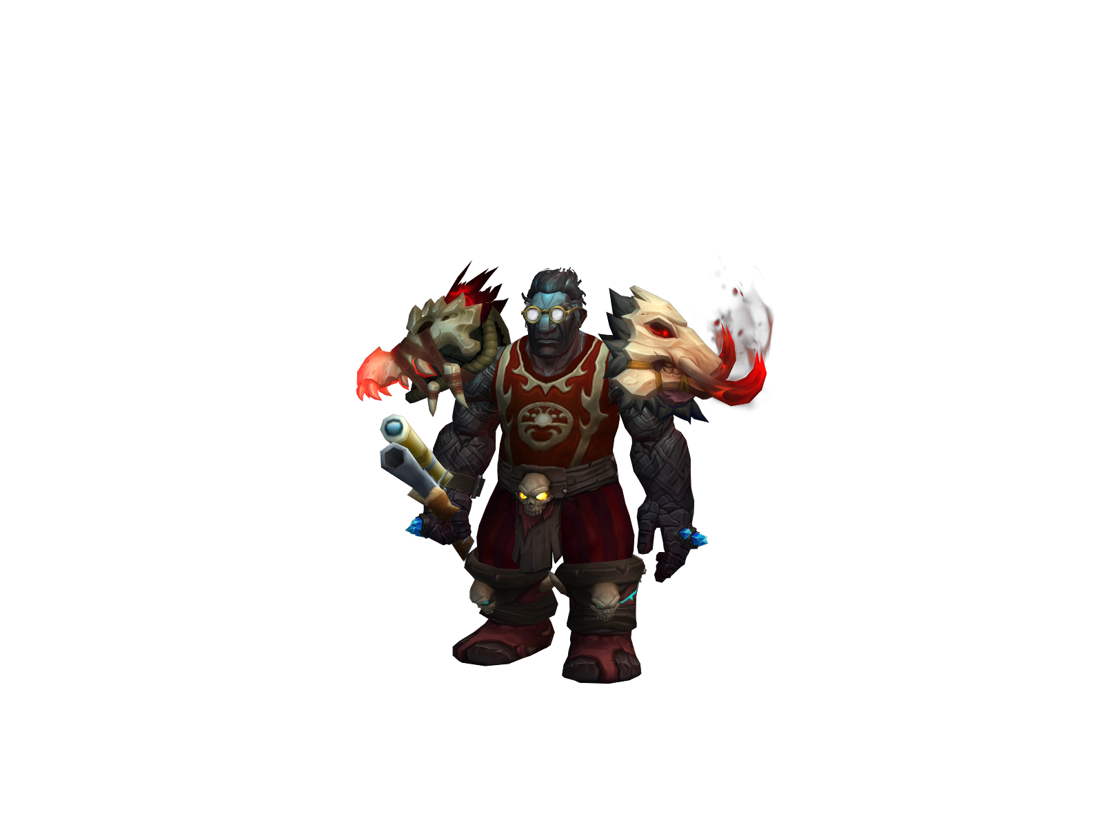 Teflontony 3D character render