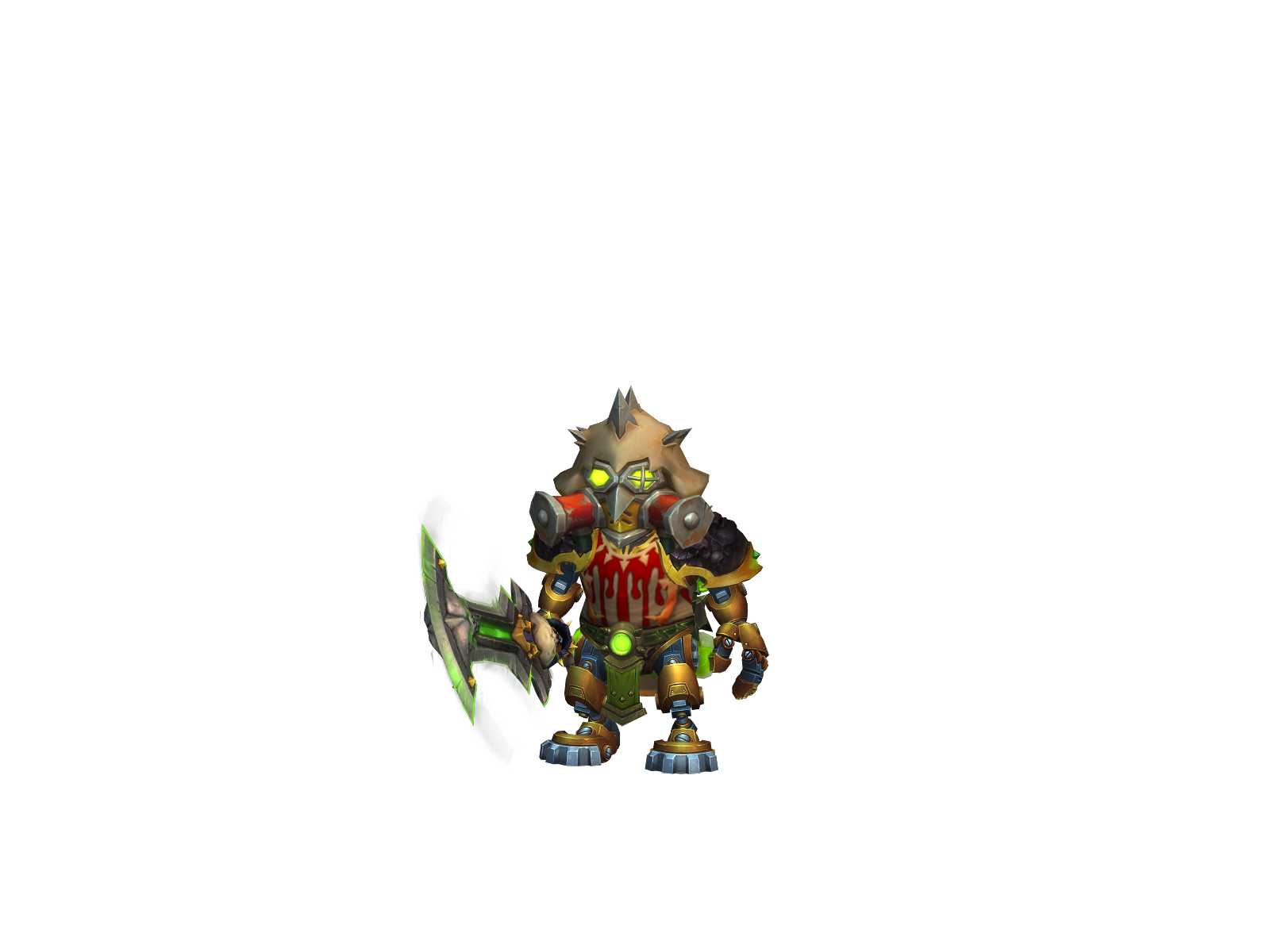 Kablamski 3D character render