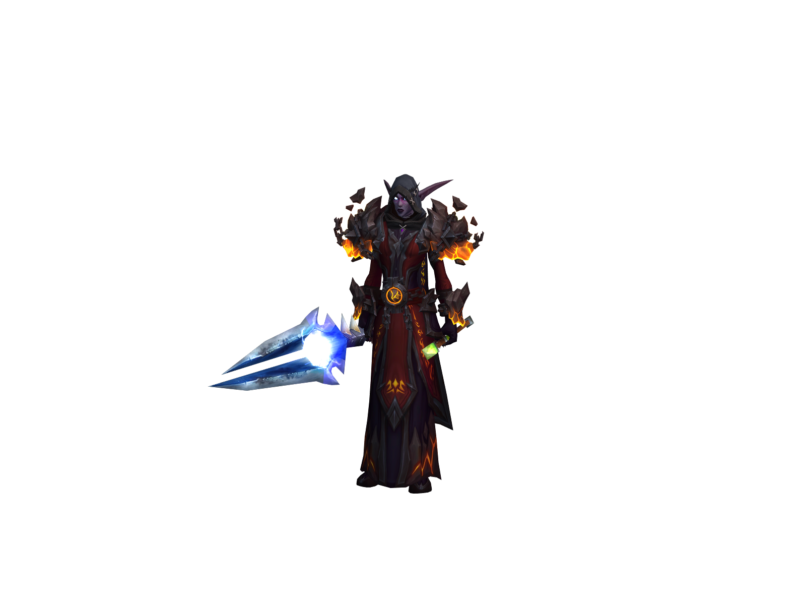 Deeffliction 3D character render