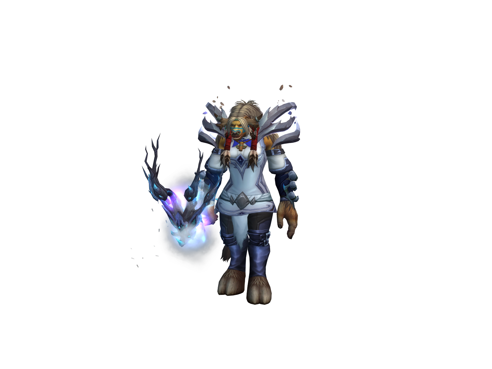 Ephémeral 3D character render