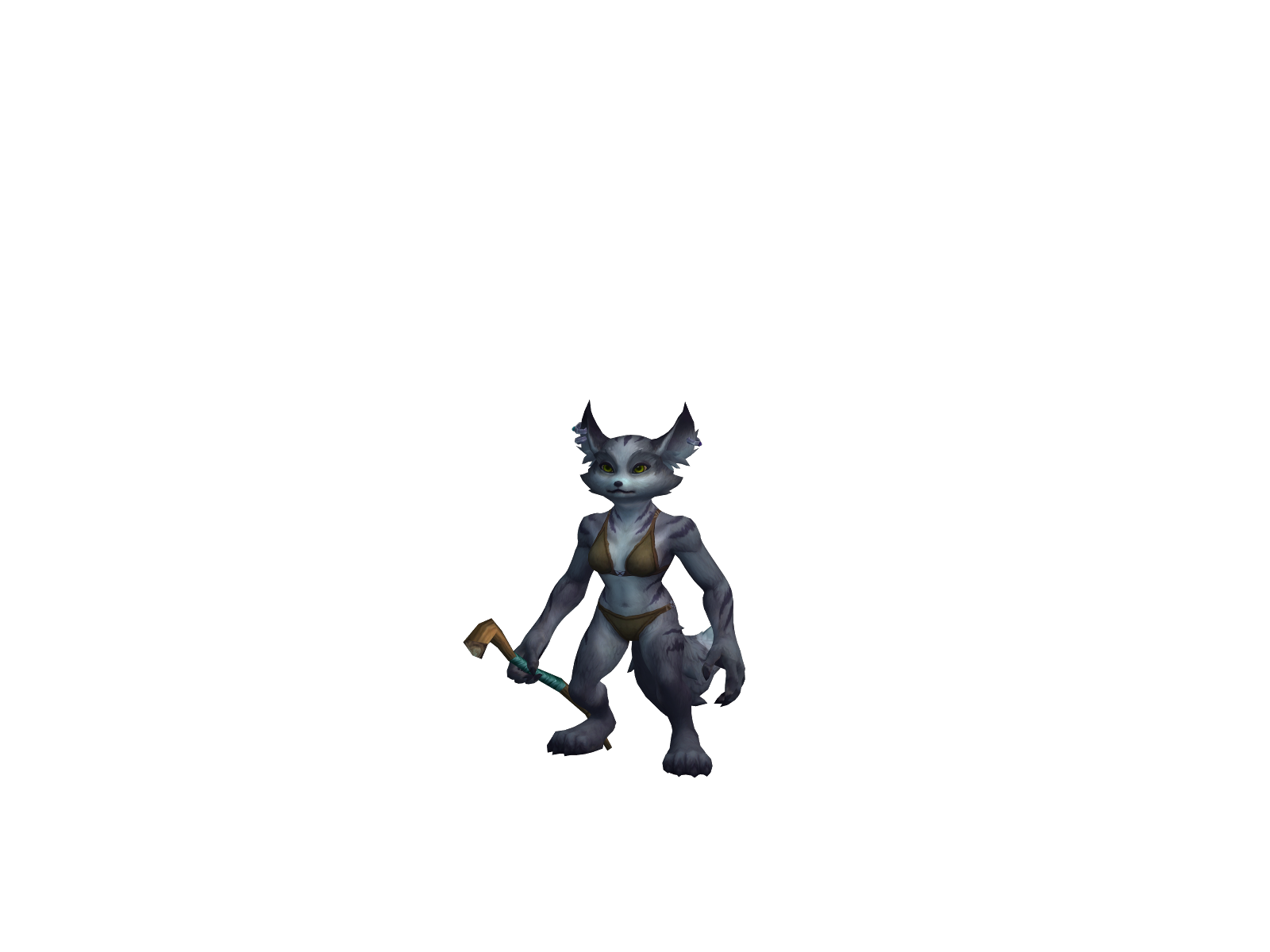 Florla 3D character render