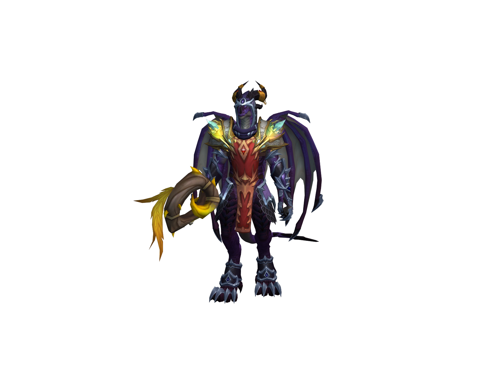 Purpdraggoon 3D character render
