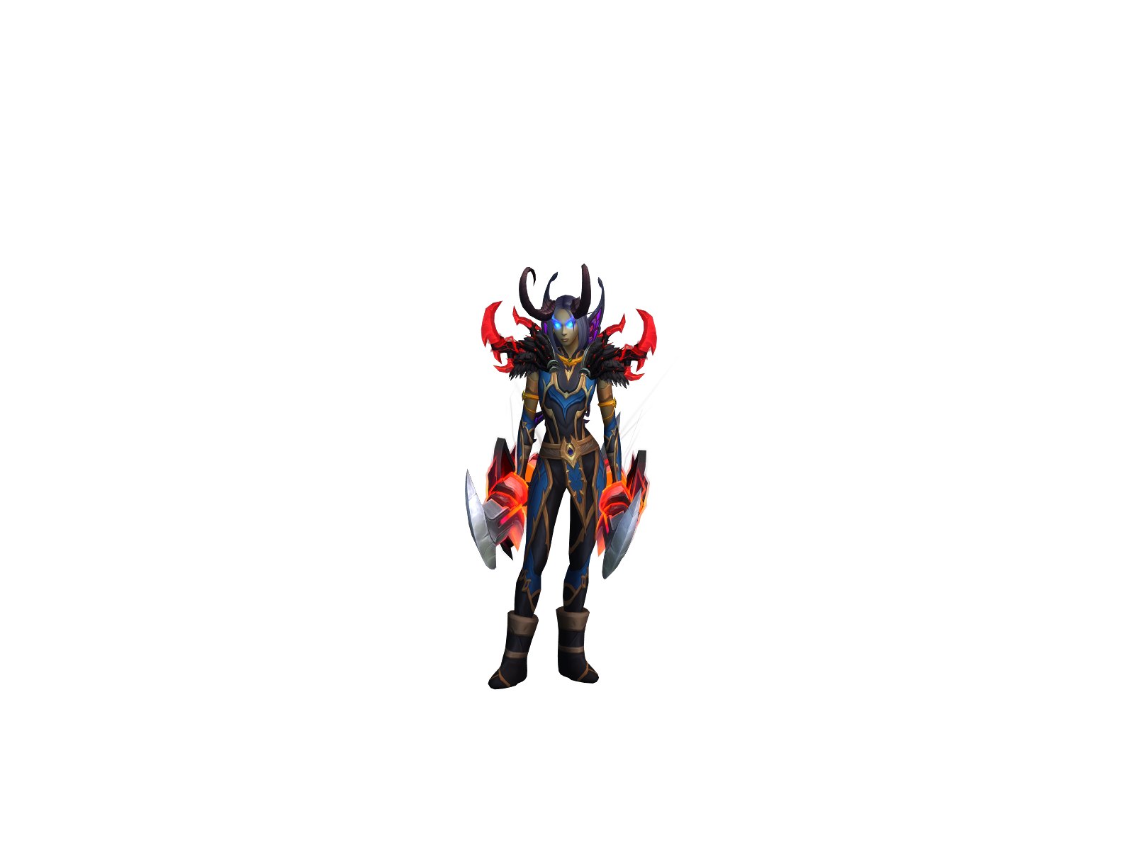 Evilsgirl 3D character render