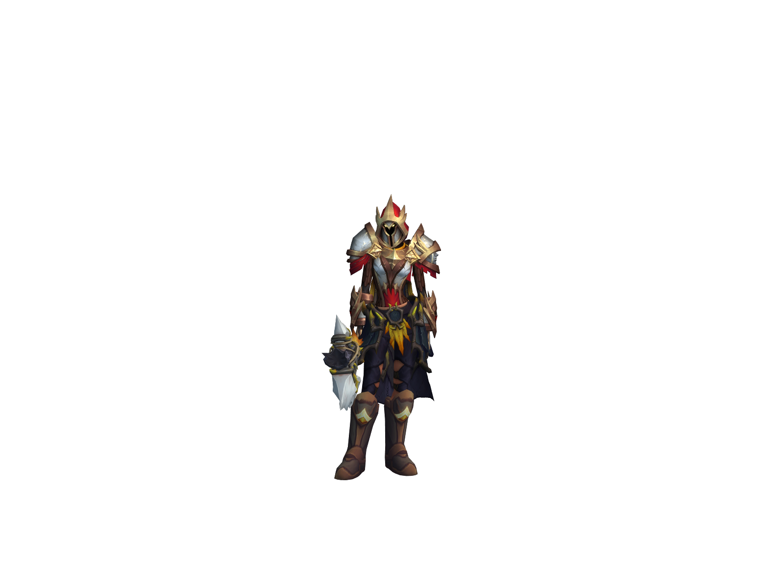 Ophielan 3D character render