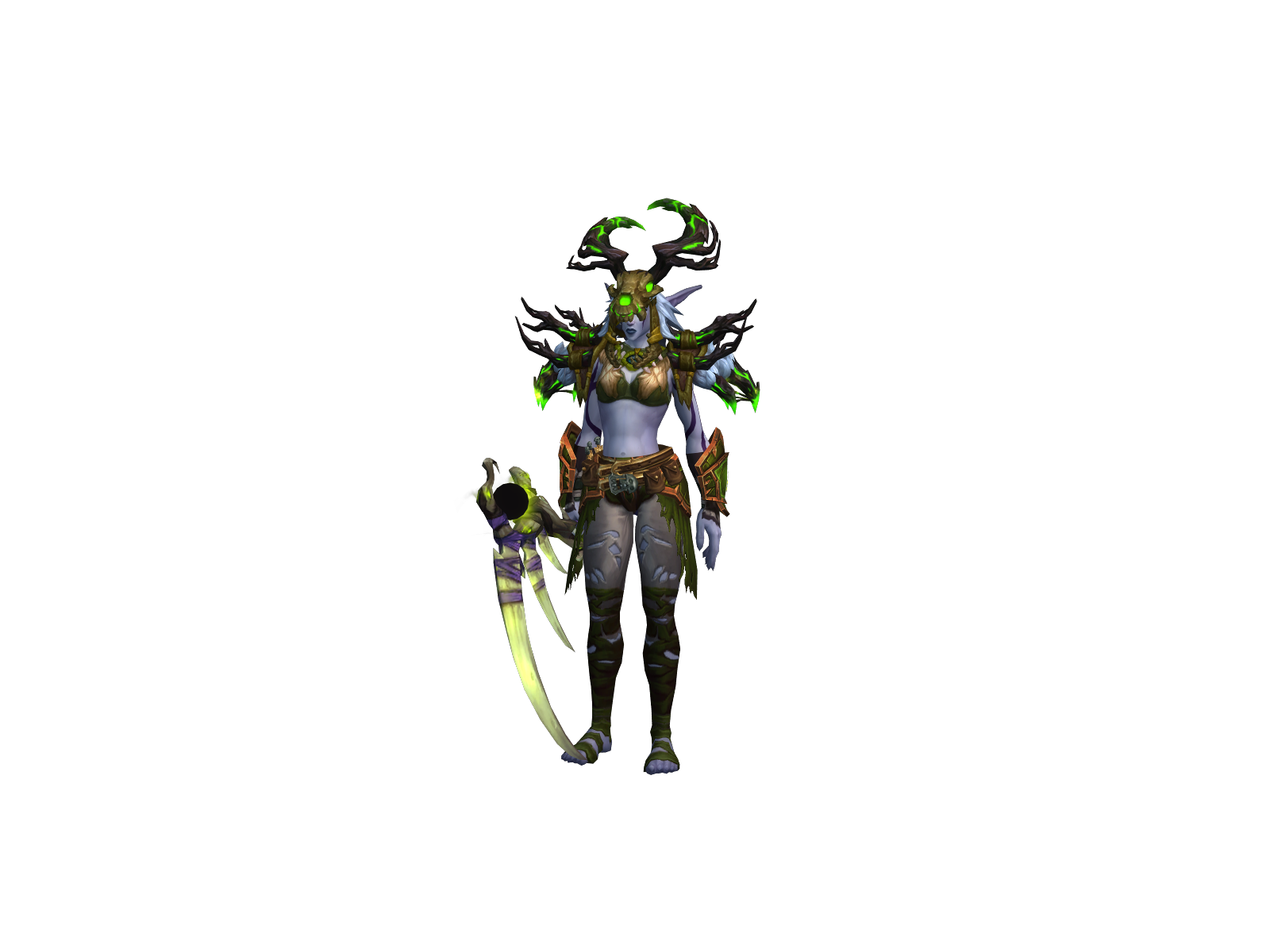 Chitara 3D character render