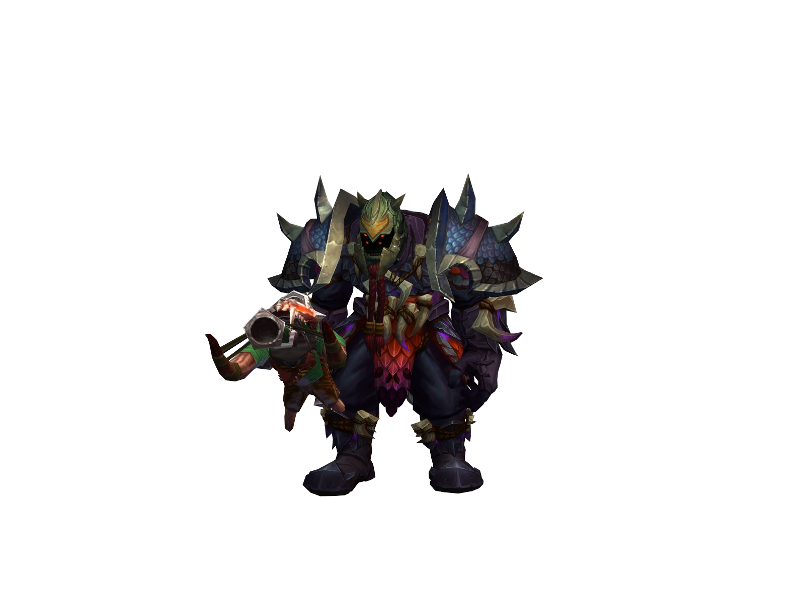 Hamburrglur 3D character render