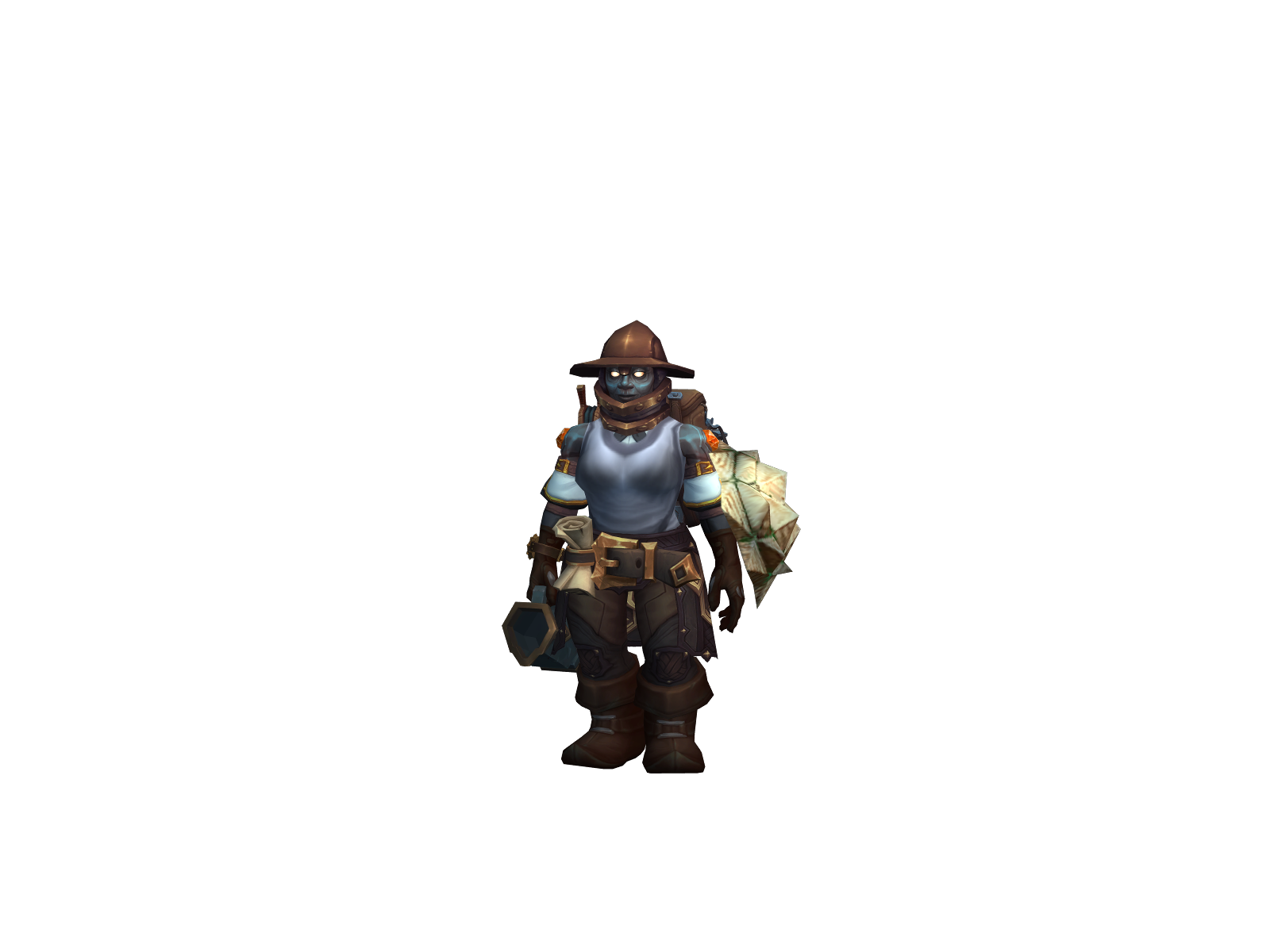 Quelônio 3D character render
