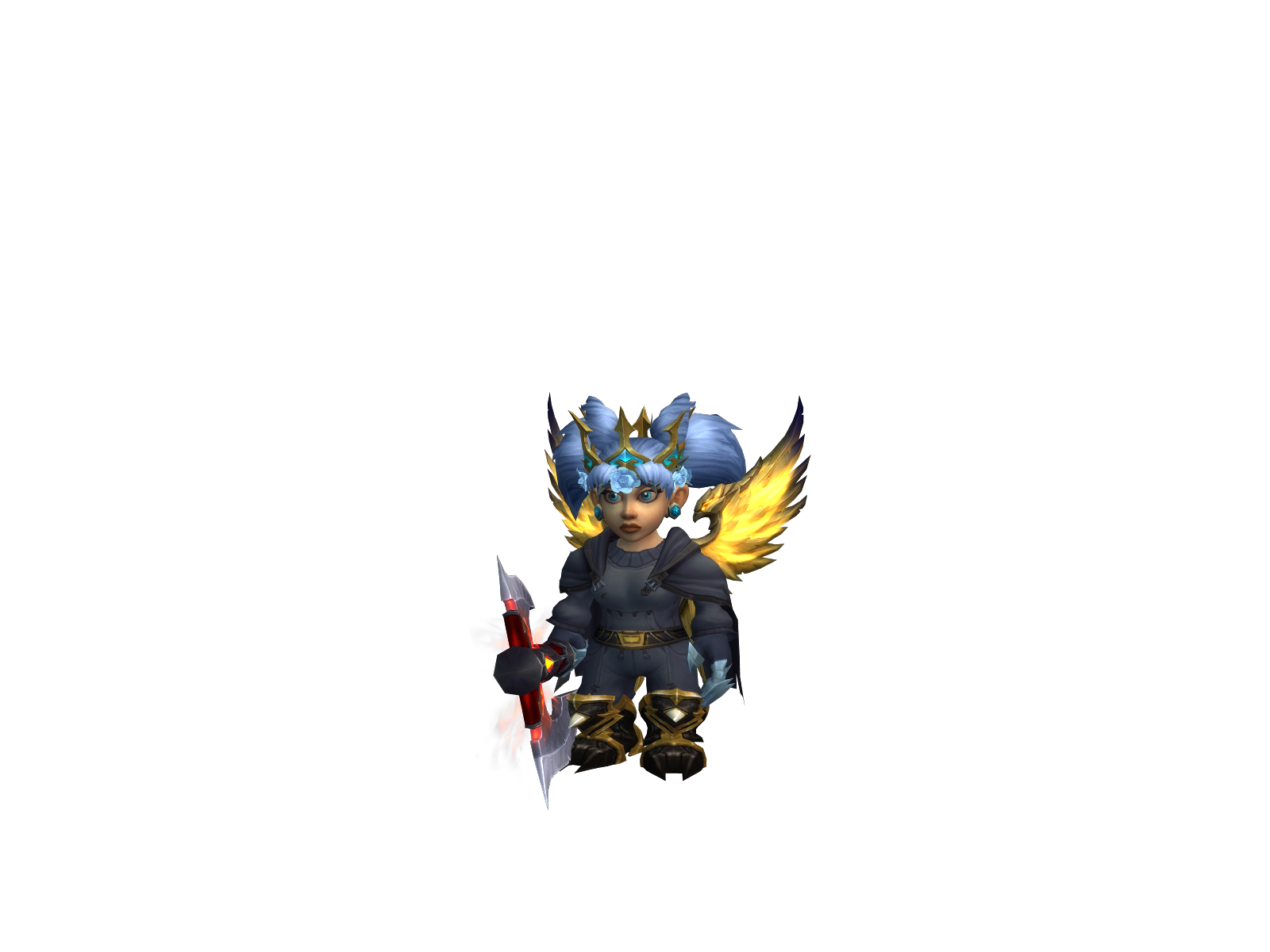 Zwarmonger 3D character render