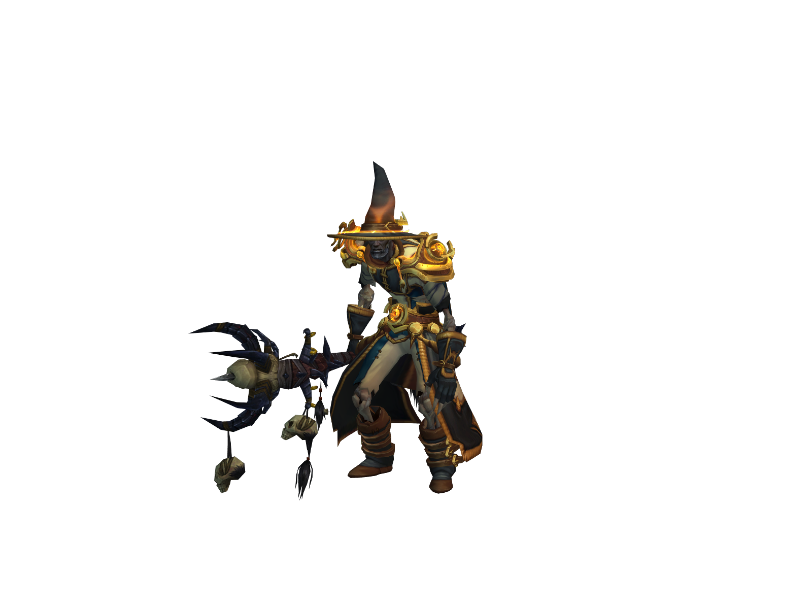 Grimwhisper 3D character render