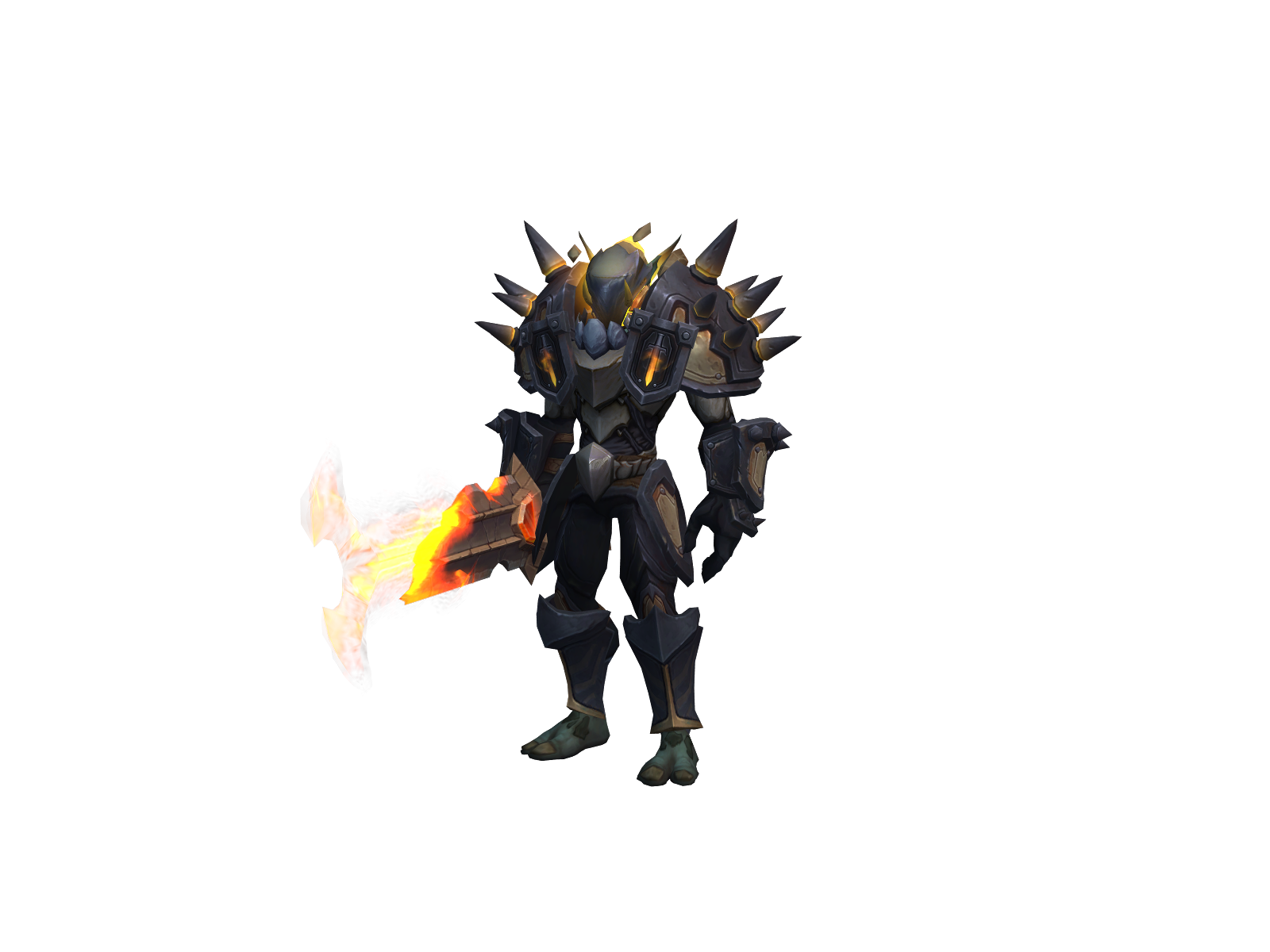 Guppywarr 3D character render