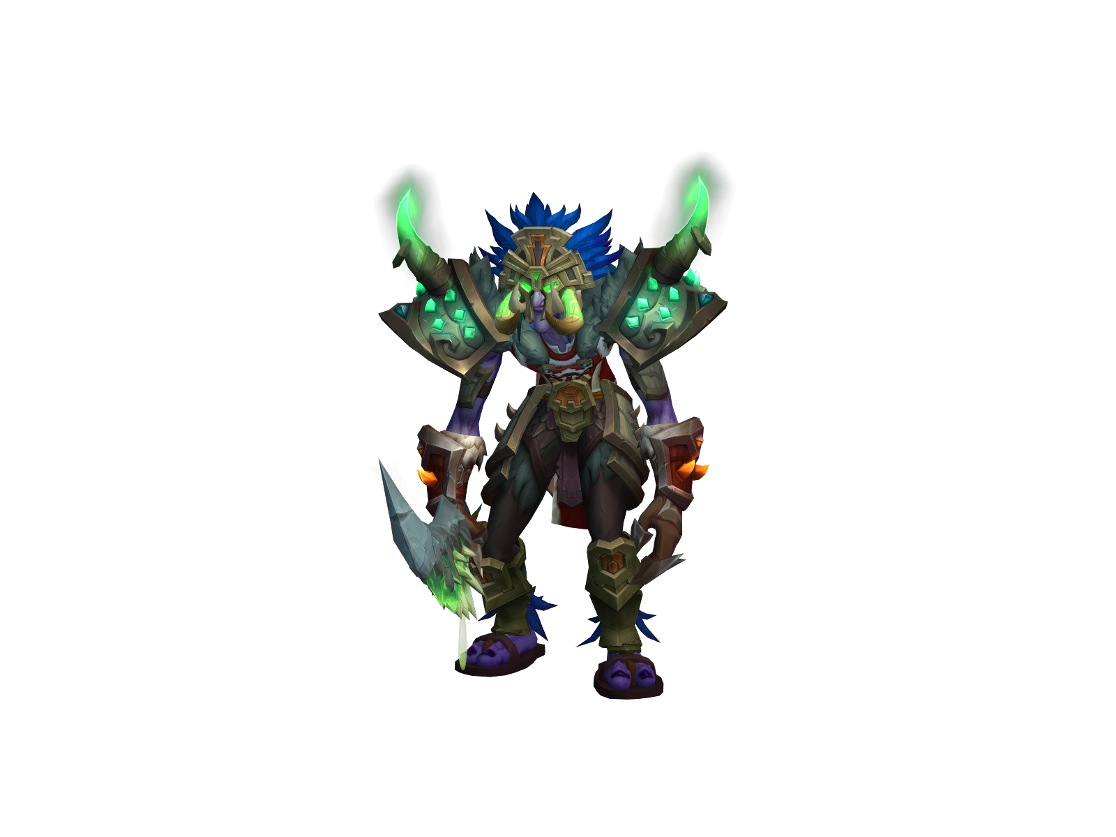 Borinqueño 3D character render