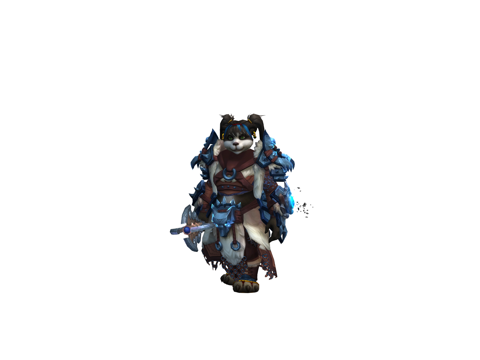 Vulkova 3D character render