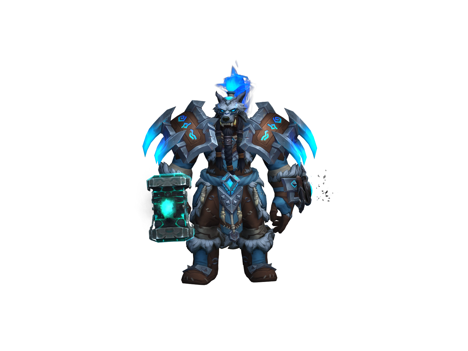 Brollie 3D character render