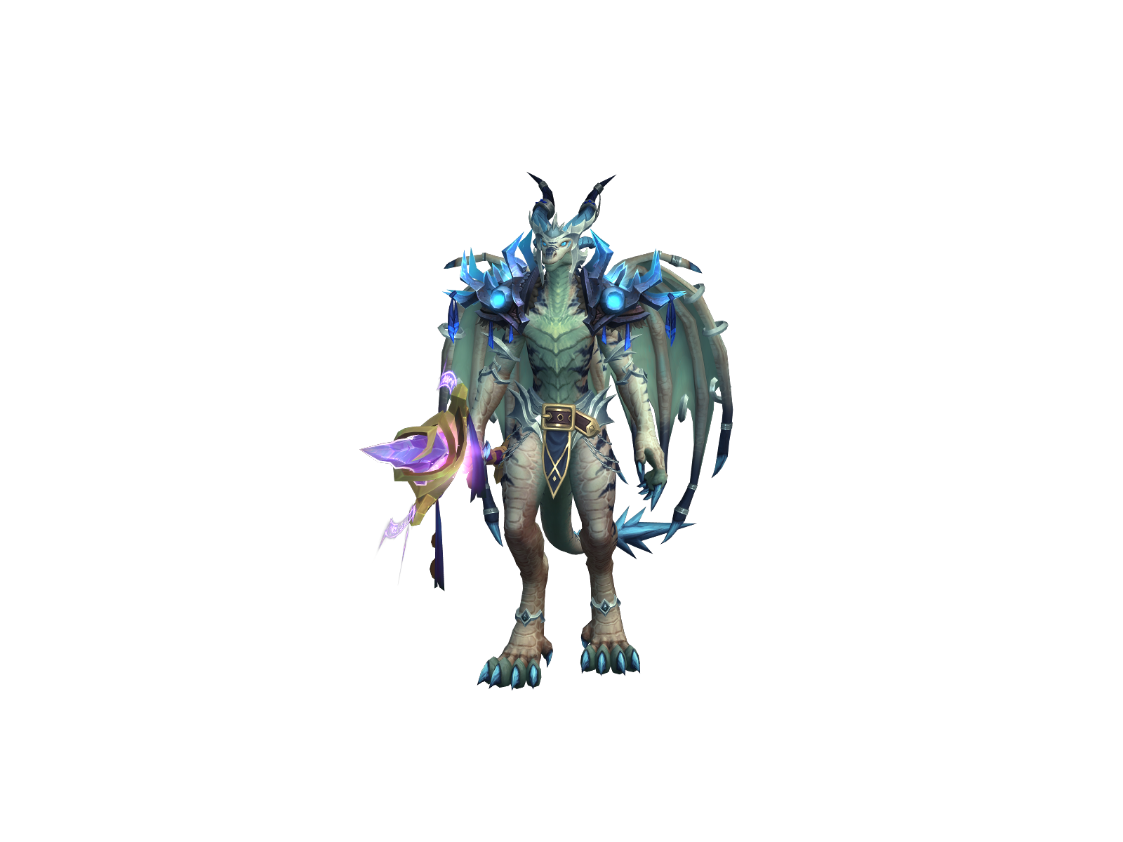 Manjushrii 3D character render